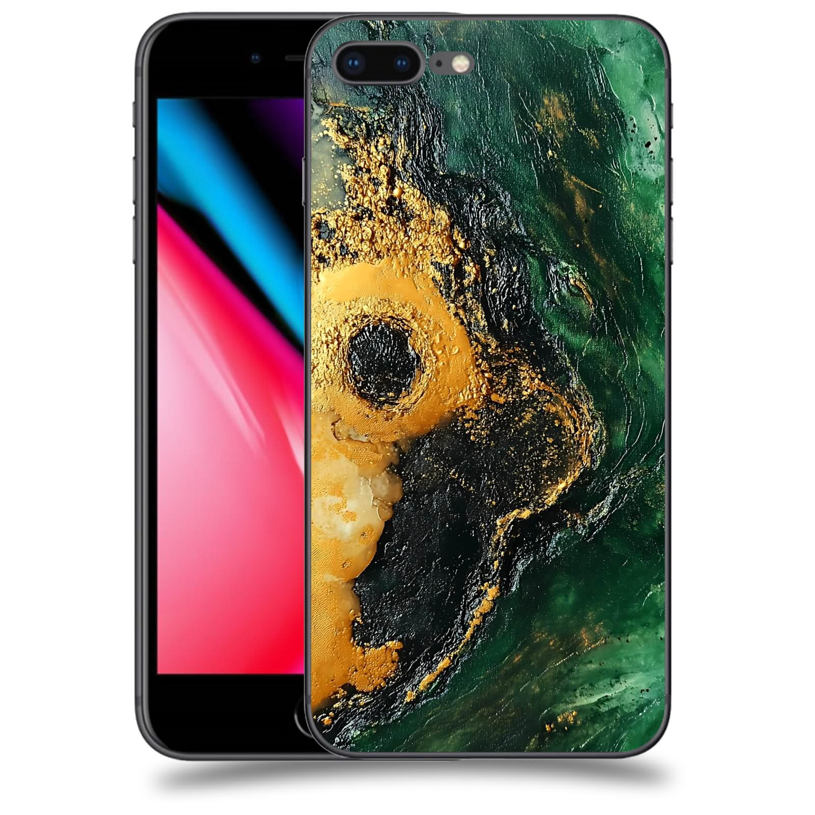 ACOVER Kryt na mobil Apple iPhone 8 Plus - Golden Moss IV