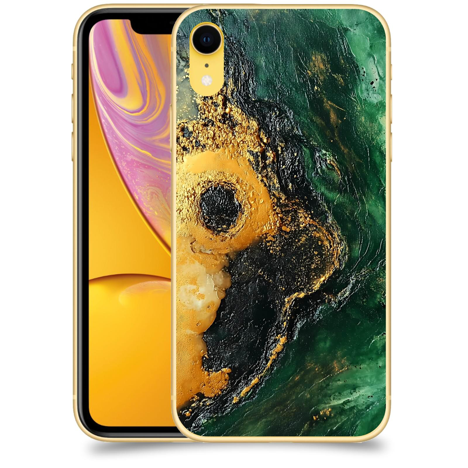 ACOVER Kryt na mobil Apple iPhone XR - Golden Moss IV