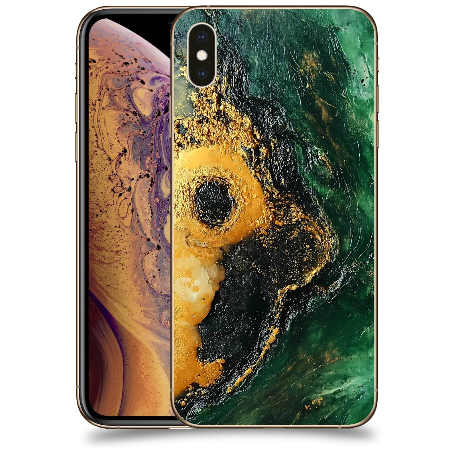 ACOVER Kryt na mobil Apple iPhone XS Max - Golden Moss IV