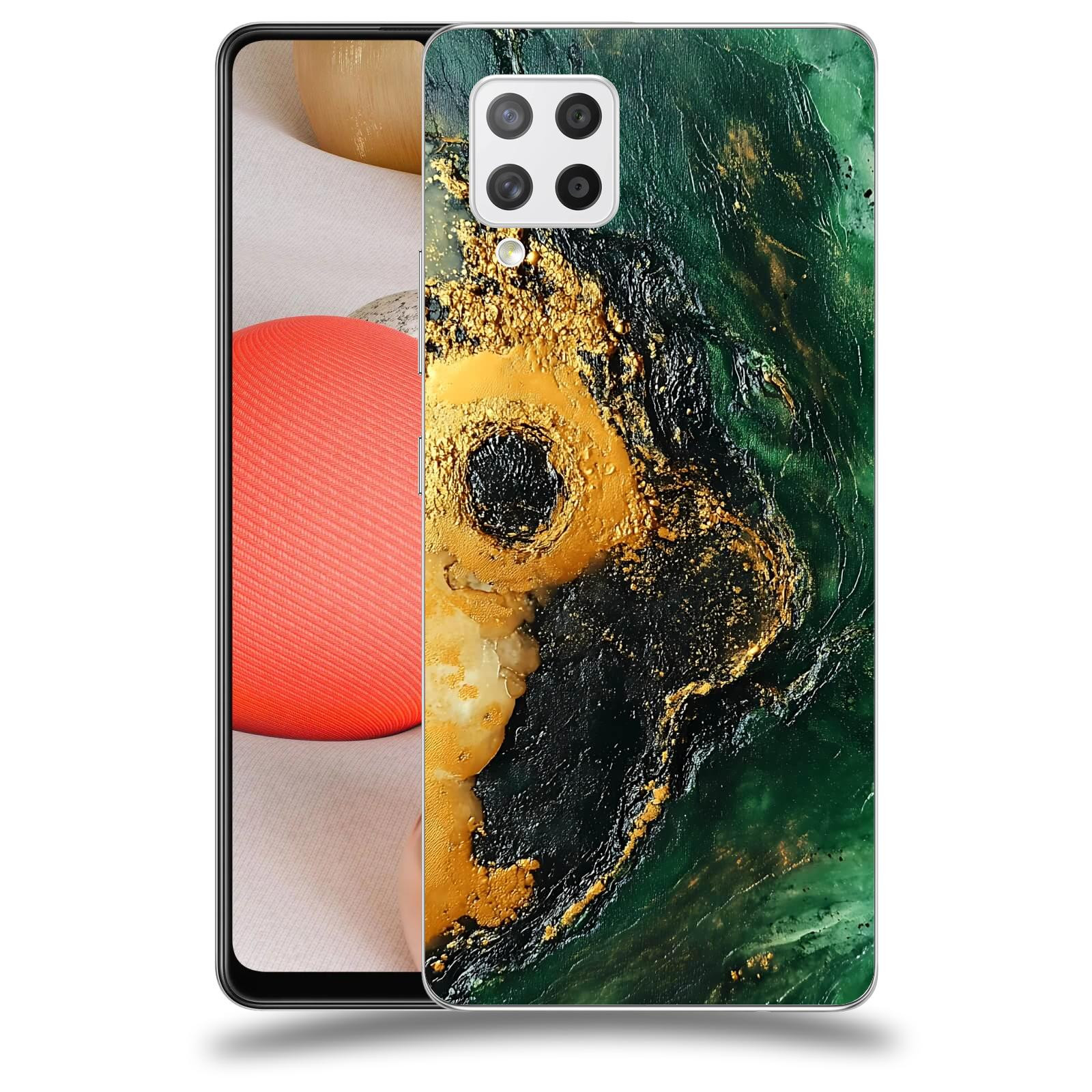 ACOVER Kryt na mobil Samsung Galaxy A42 A426B - Golden Moss IV