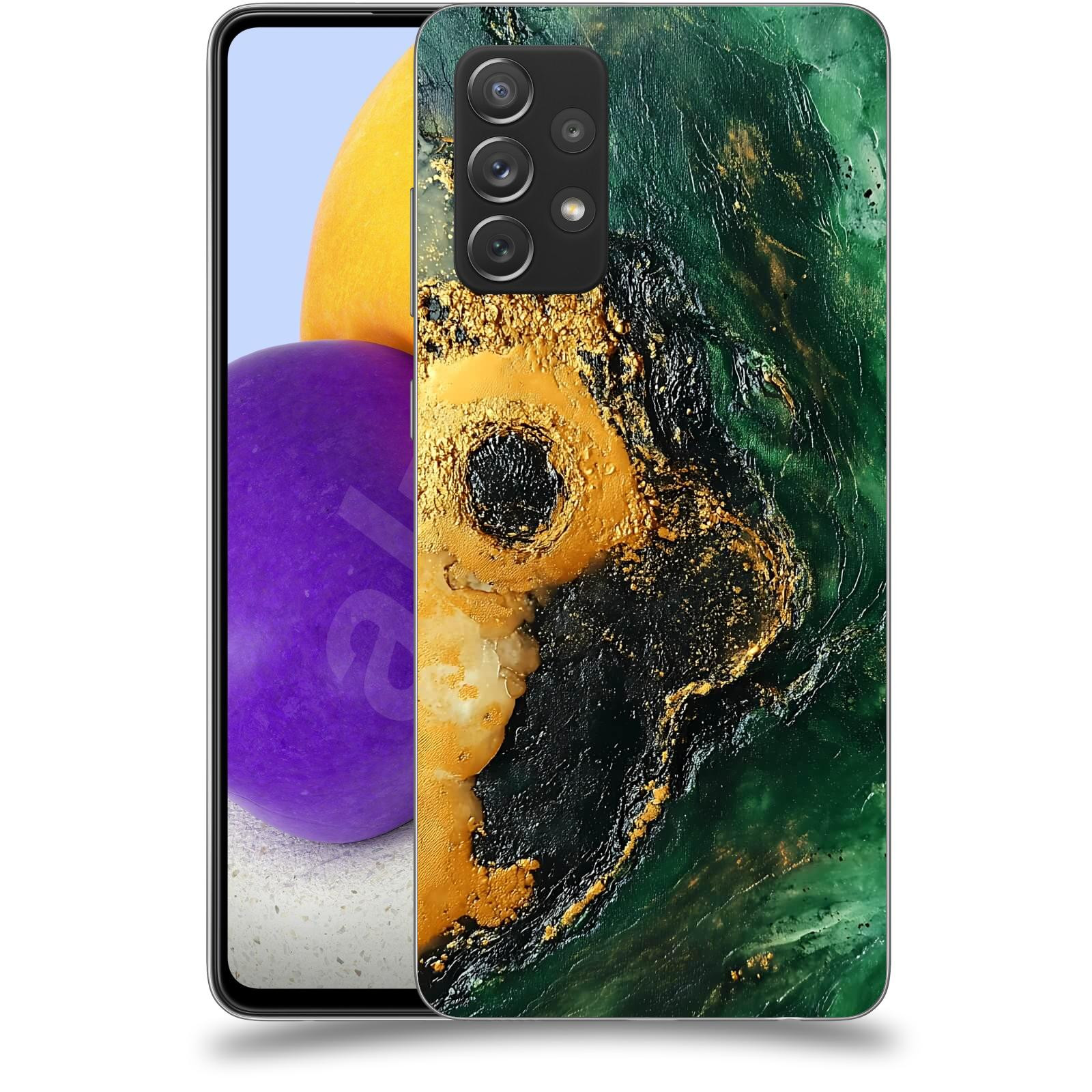ACOVER Kryt na mobil Samsung Galaxy A72 A725F - Golden Moss IV