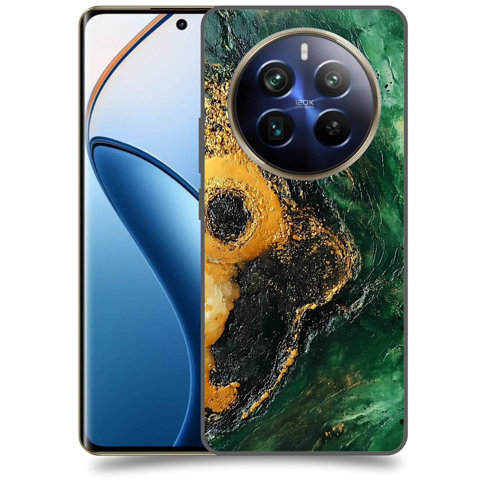 ACOVER Kryt na mobil Realme 12 pro+ 5g - Golden Moss IV