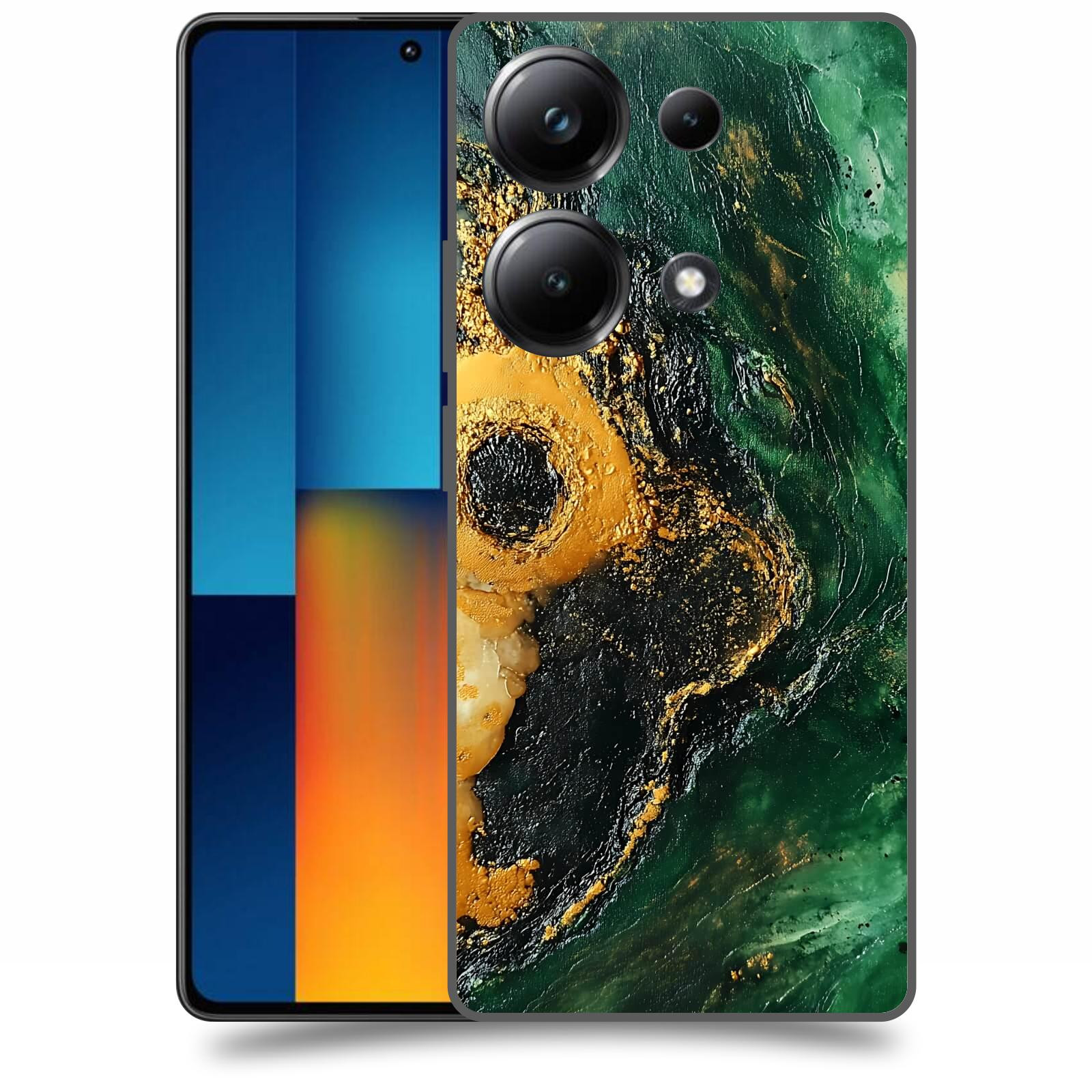 ACOVER Kryt na mobil Poco M6 - Golden Moss IV