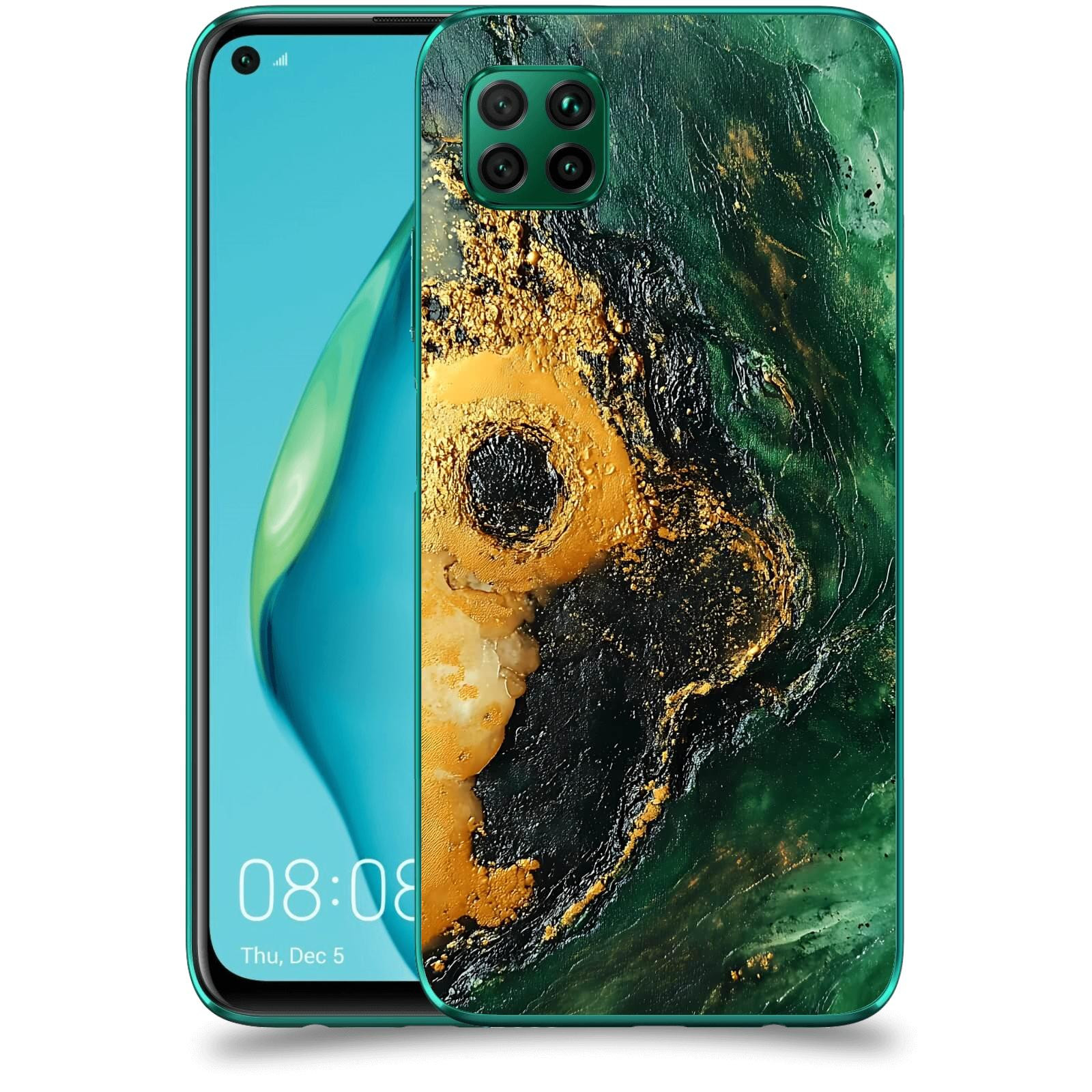 ACOVER Kryt na mobil Huawei P40 Lite - Golden Moss IV