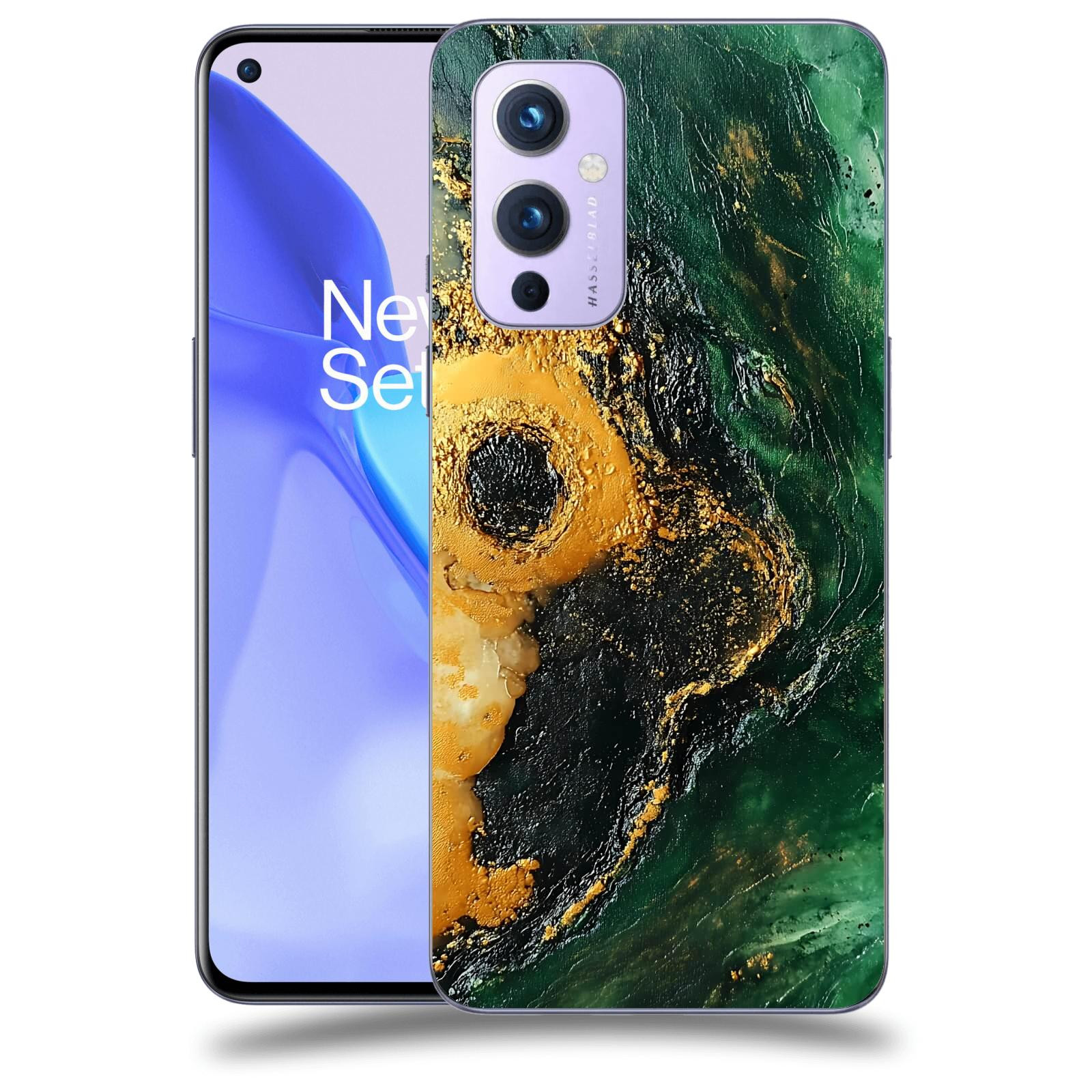 ACOVER Kryt na mobil OnePlus 9 - Golden Moss IV