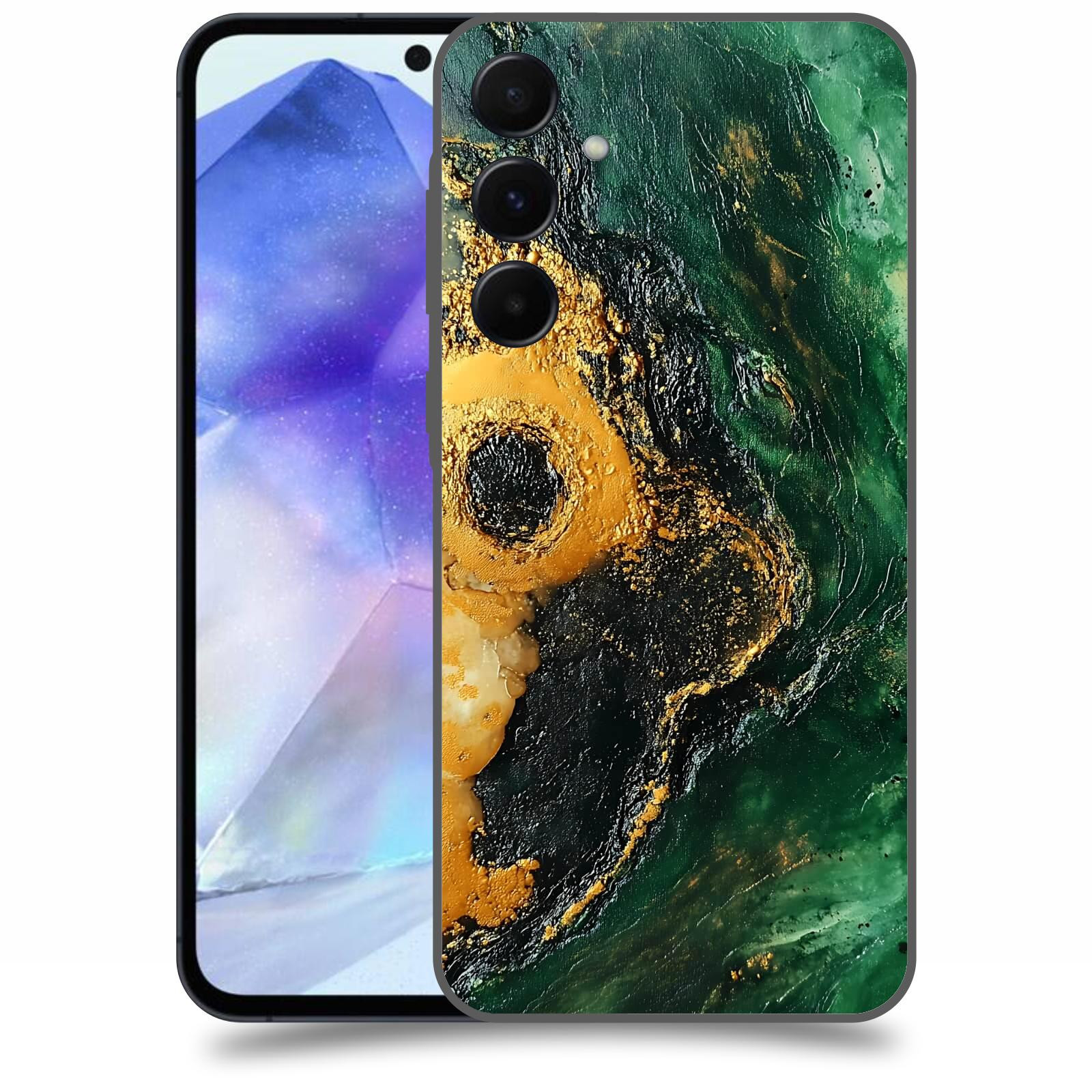 ACOVER Kryt na mobil Samsung Galaxy A55 5G - Golden Moss IV