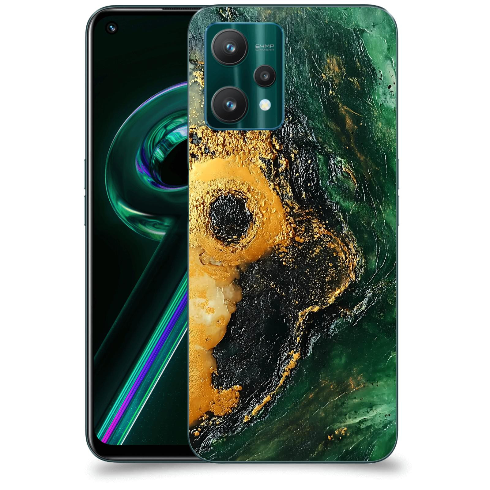 ACOVER Kryt na mobil Realme 9 Pro 5G - Golden Moss IV