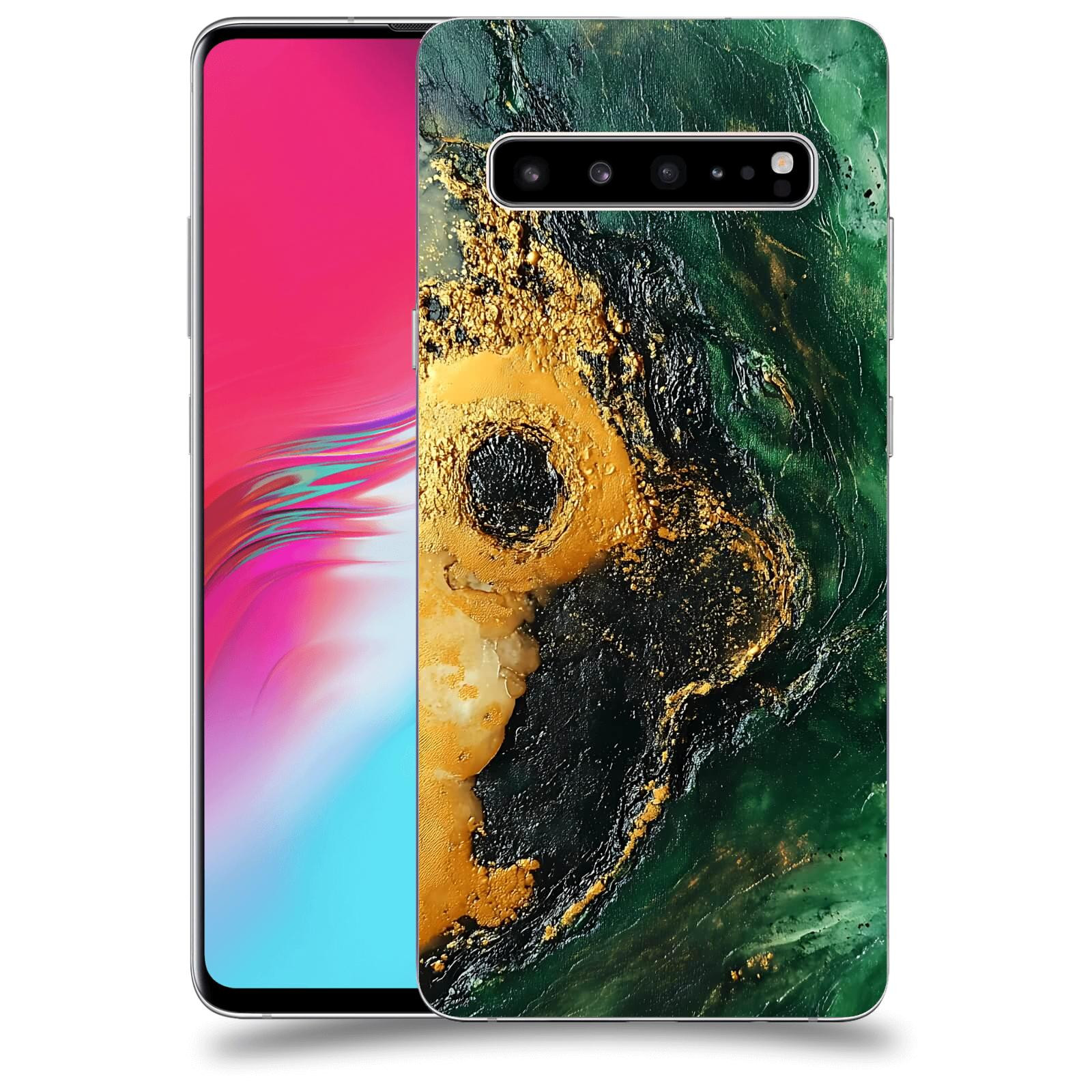 ACOVER Kryt na mobil Samsung Galaxy S10 G973 - Golden Moss IV