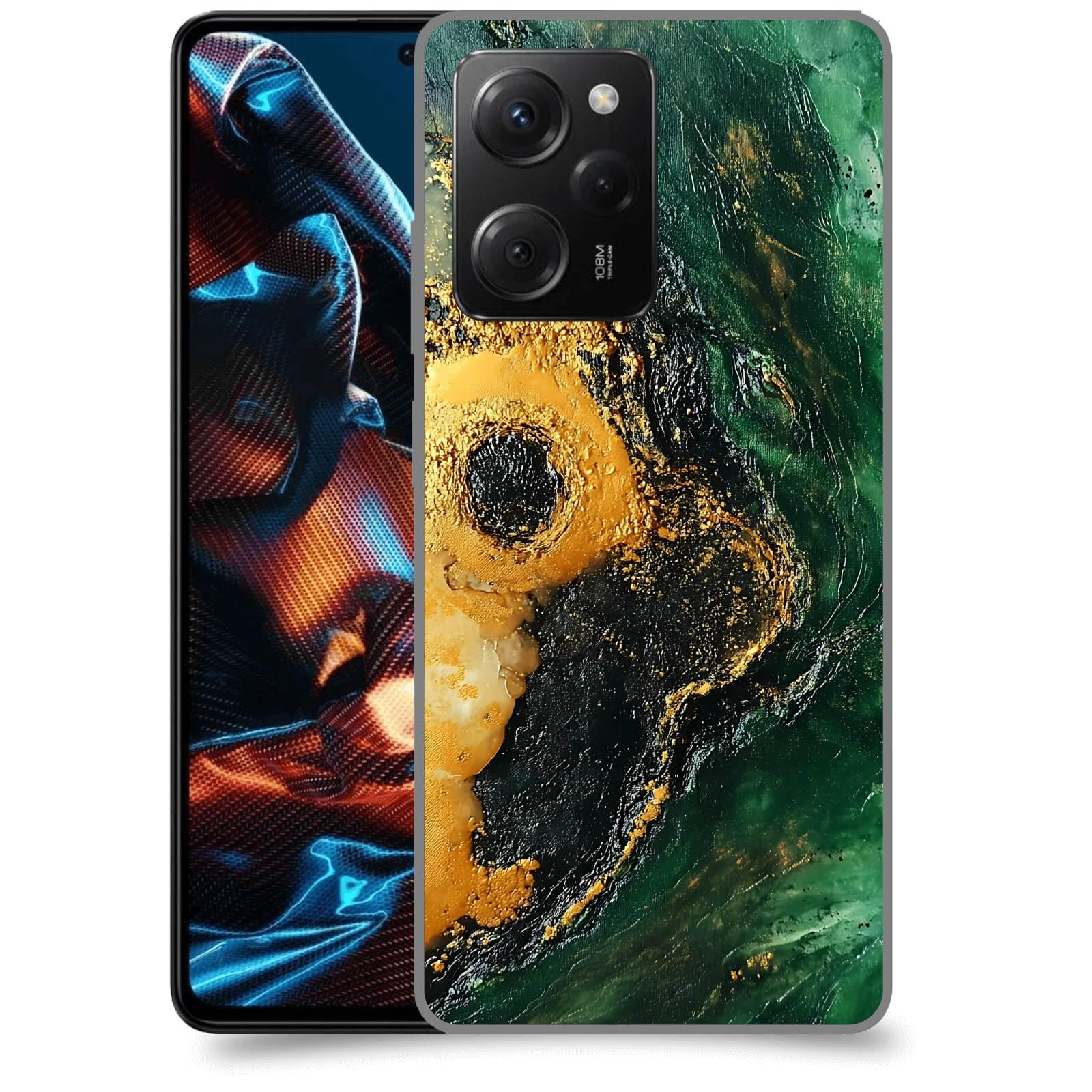 ACOVER Kryt na mobil Xiaomi Poco X5 Pro - Golden Moss IV