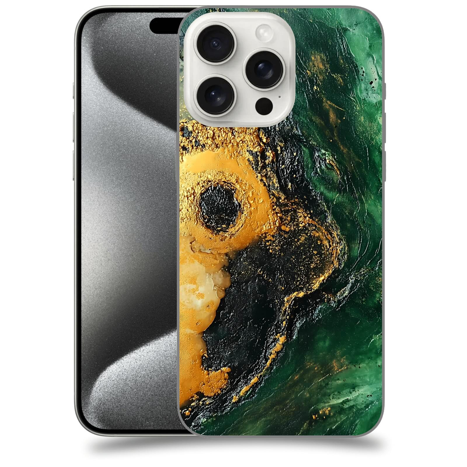 ACOVER Kryt na mobil Apple iPhone 15 pro max - Golden Moss IV