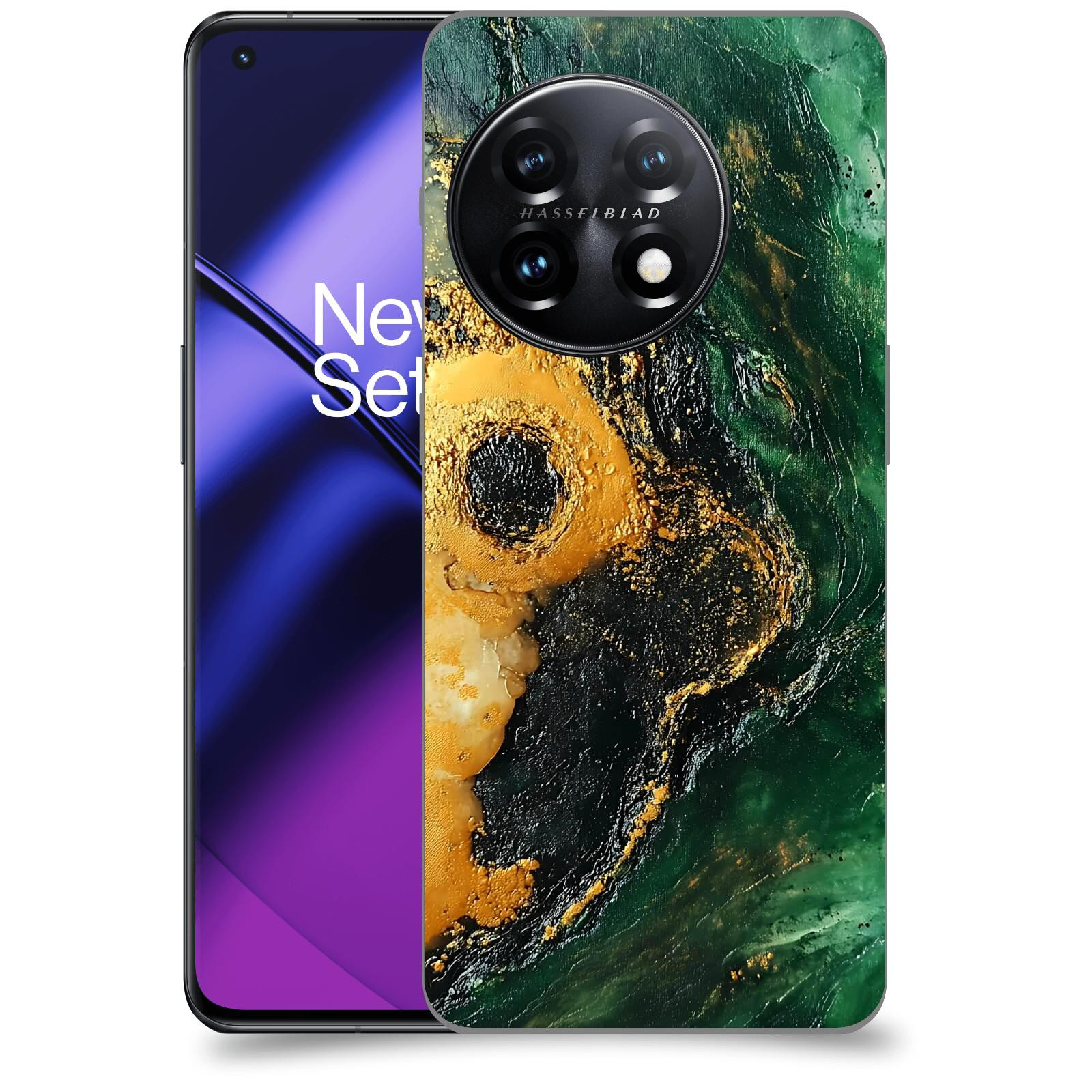 ACOVER Kryt na mobil OnePlus 11 5G - Golden Moss IV