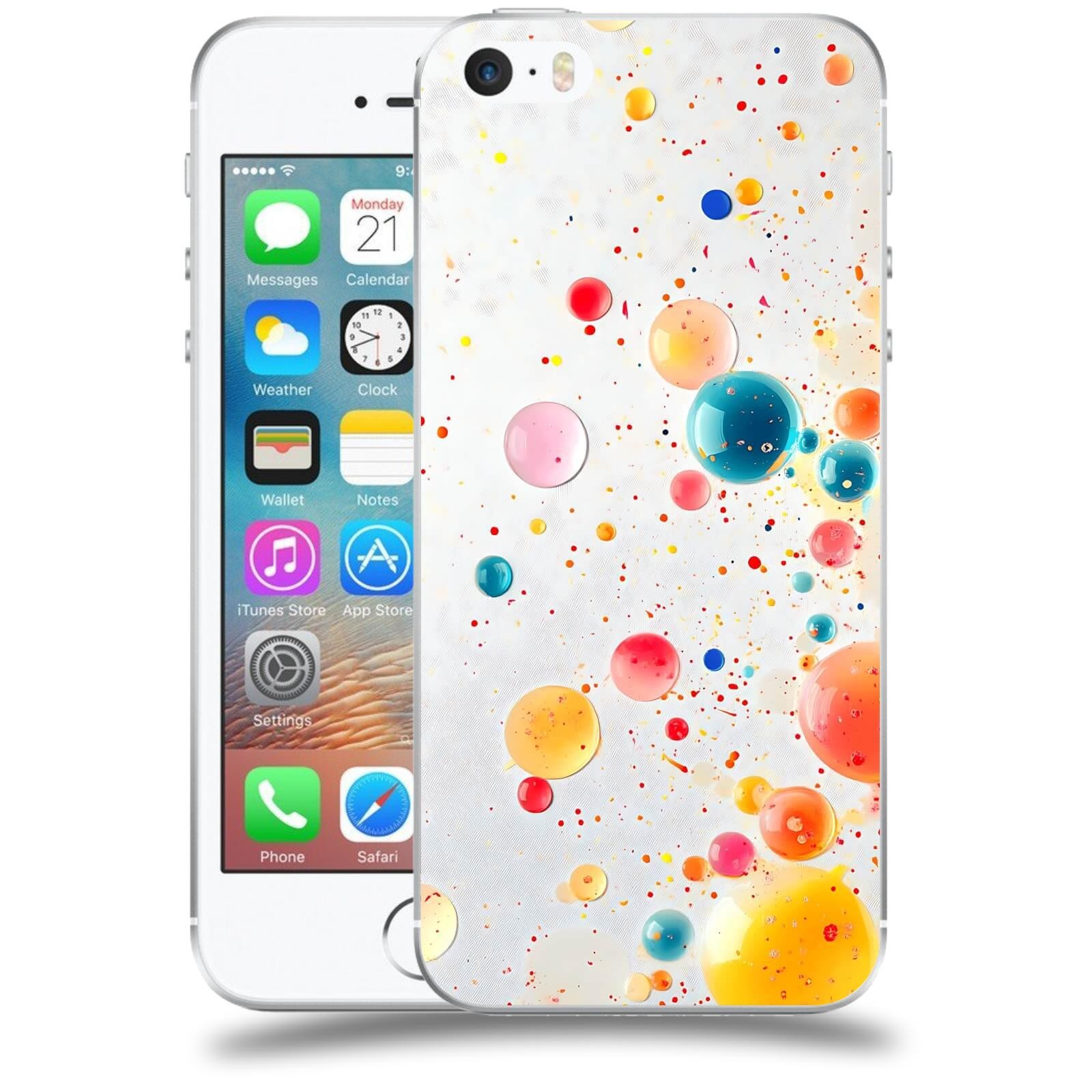 ACOVER Kryt na mobil Apple iPhone 5/5S/SE - Barevný výbuch