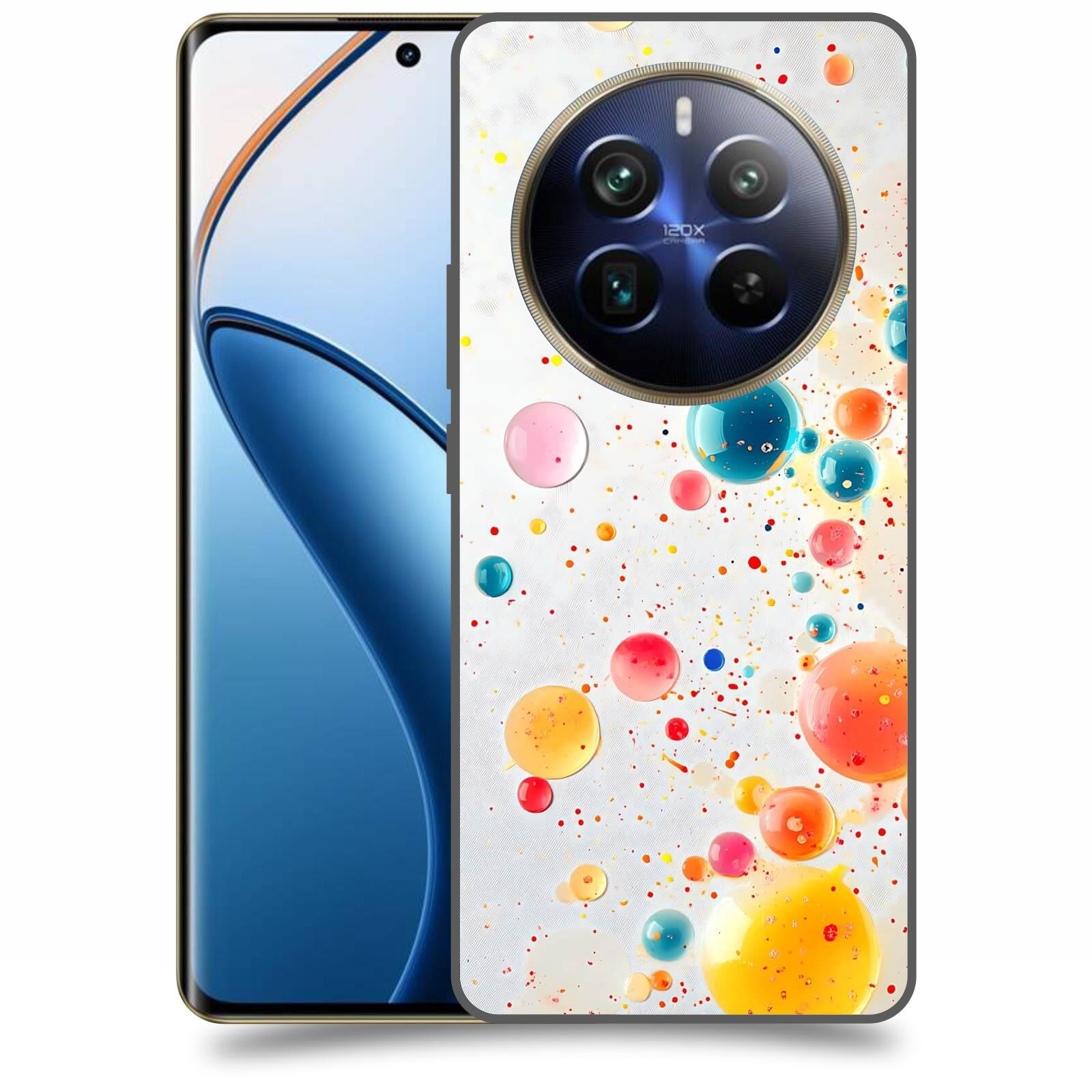 ACOVER Kryt na mobil Realme 12 pro+ 5g - Barevný výbuch