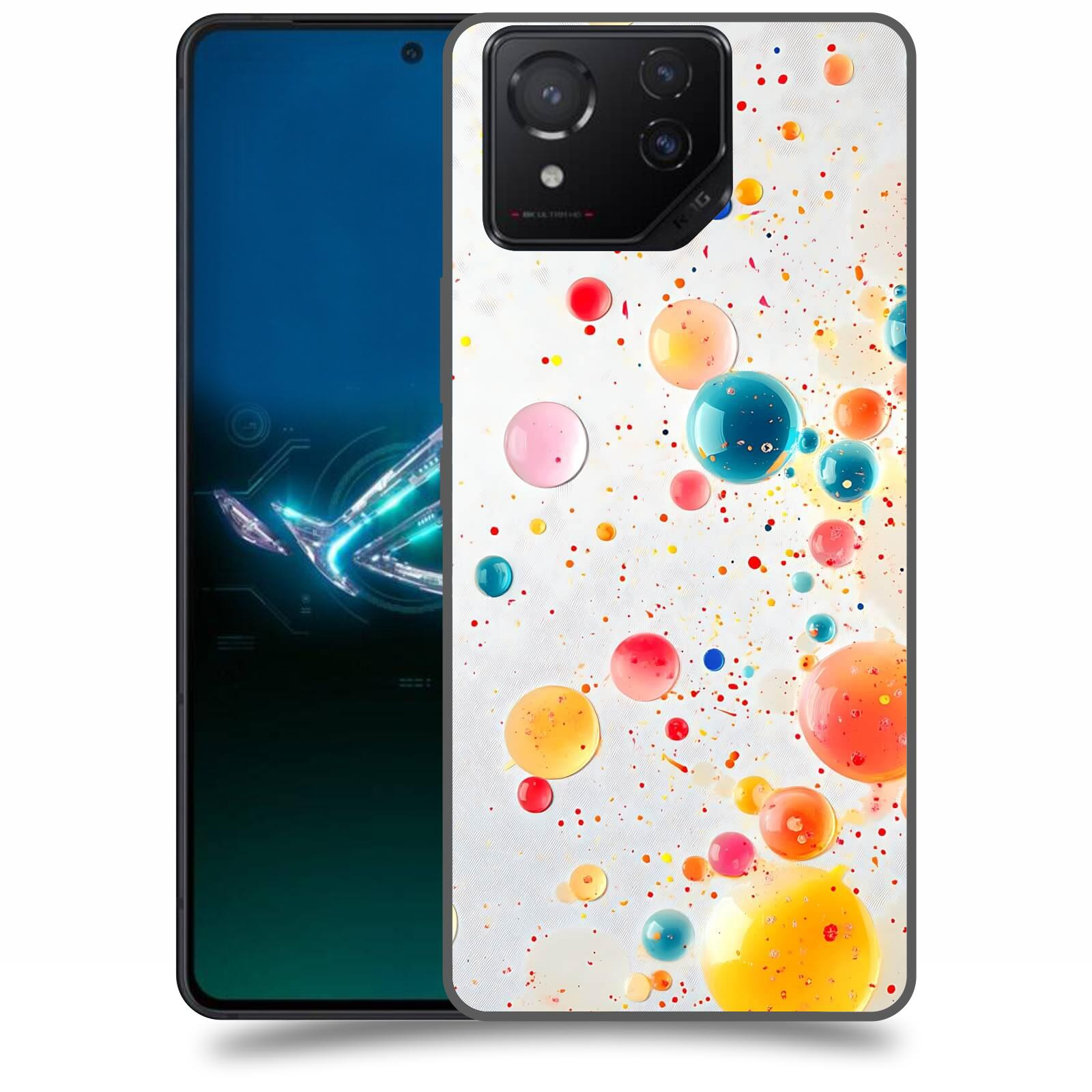ACOVER Kryt na mobil Asus ROG Phone 8 - Barevný výbuch