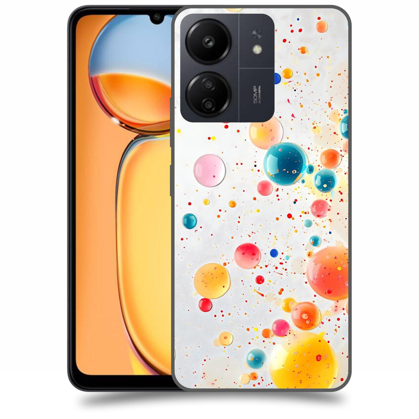 ACOVER Kryt na mobil Xiaomi Redmi 13C 4G  Barevný výbuch