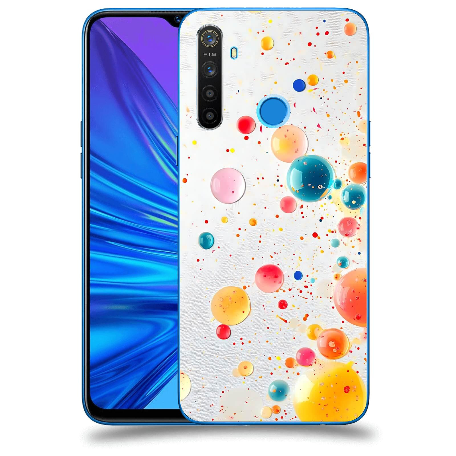 ACOVER Kryt na mobil Realme 5 - Barevný výbuch