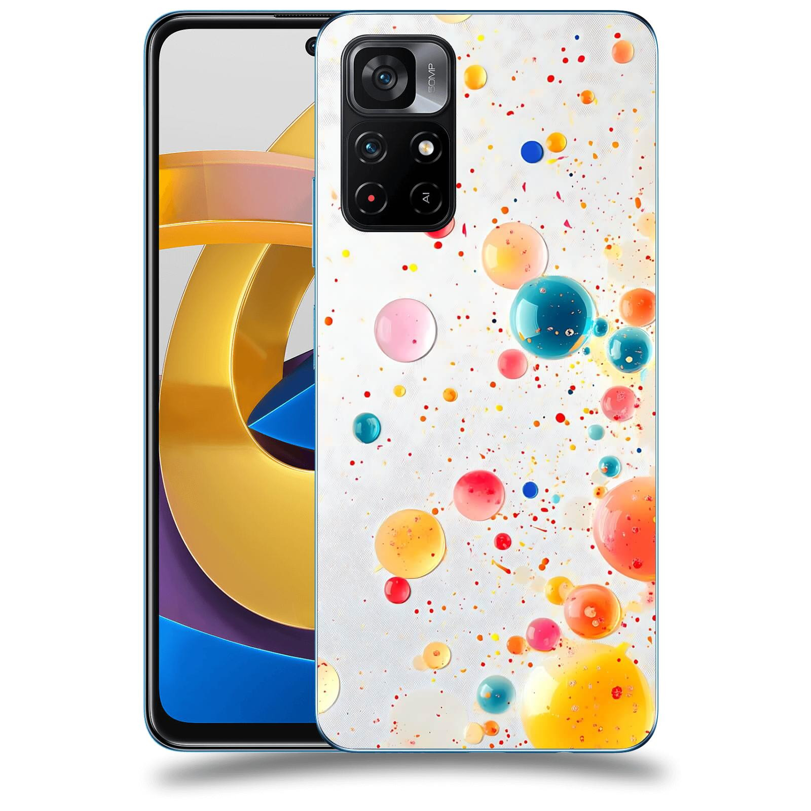 ACOVER Kryt na mobil Xiaomi Poco M4 Pro - Barevný výbuch