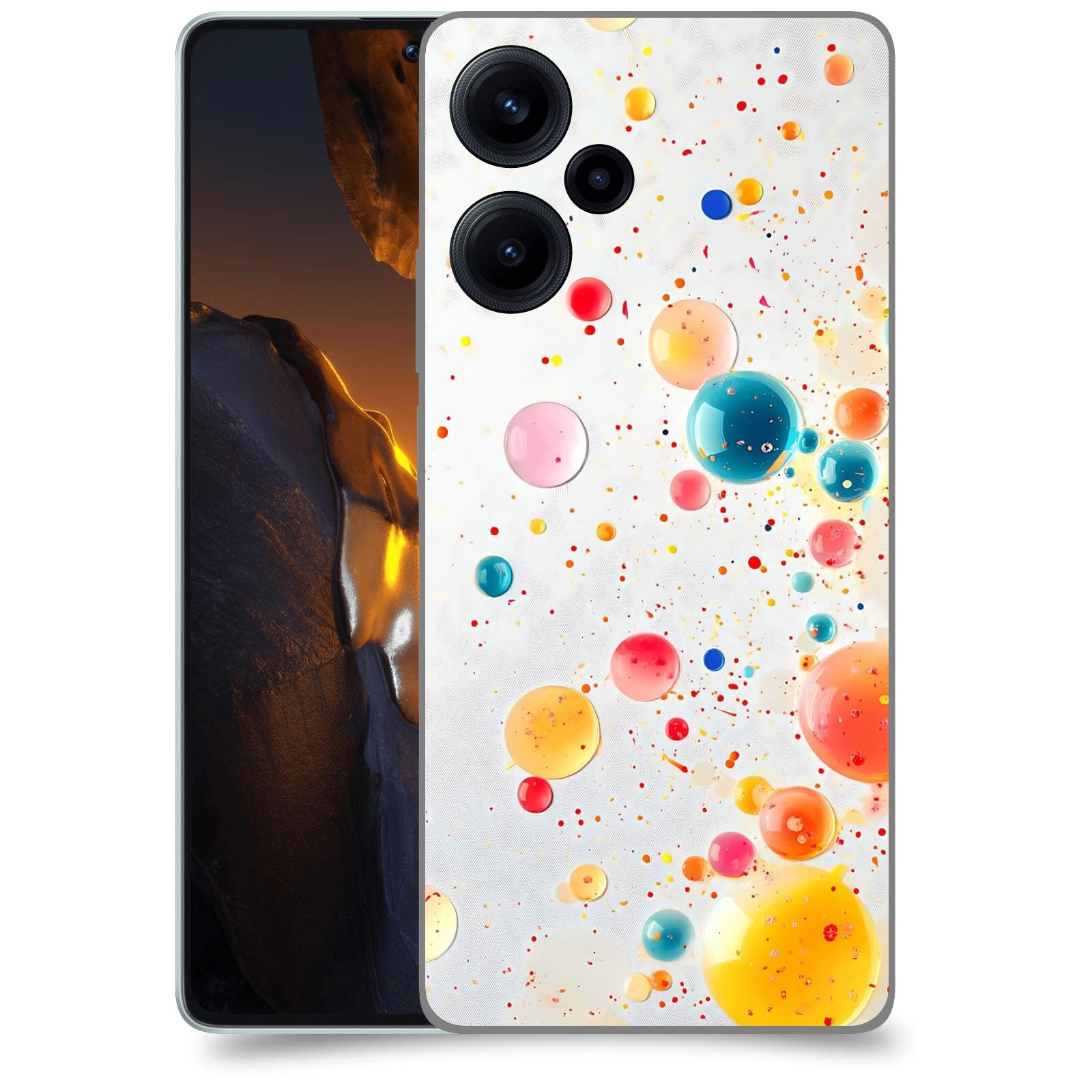 ACOVER Kryt na mobil Xiaomi Poco F5 - Barevný výbuch