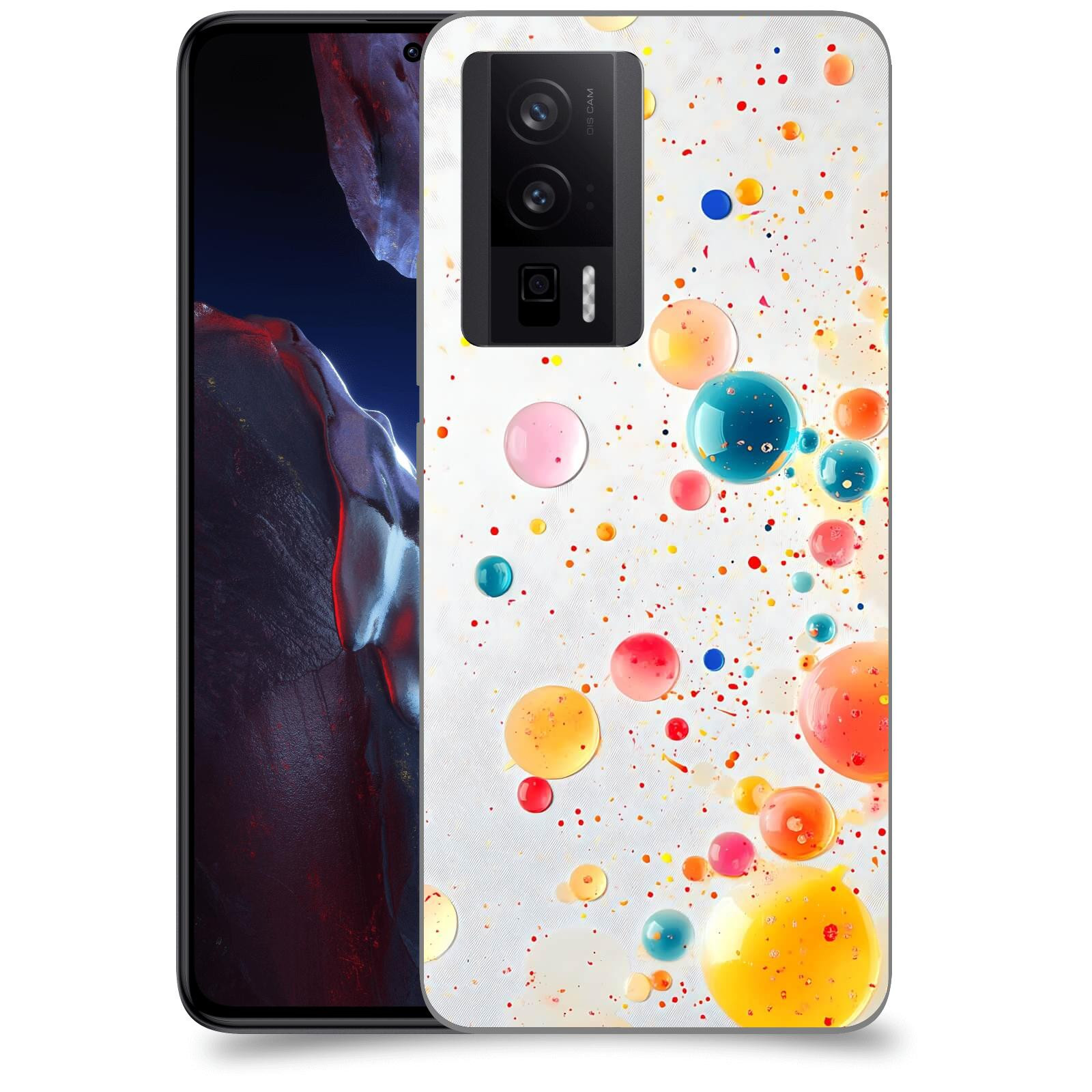 ACOVER Kryt na mobil Xiaomi Poco F5 Pro 5G - Barevný výbuch