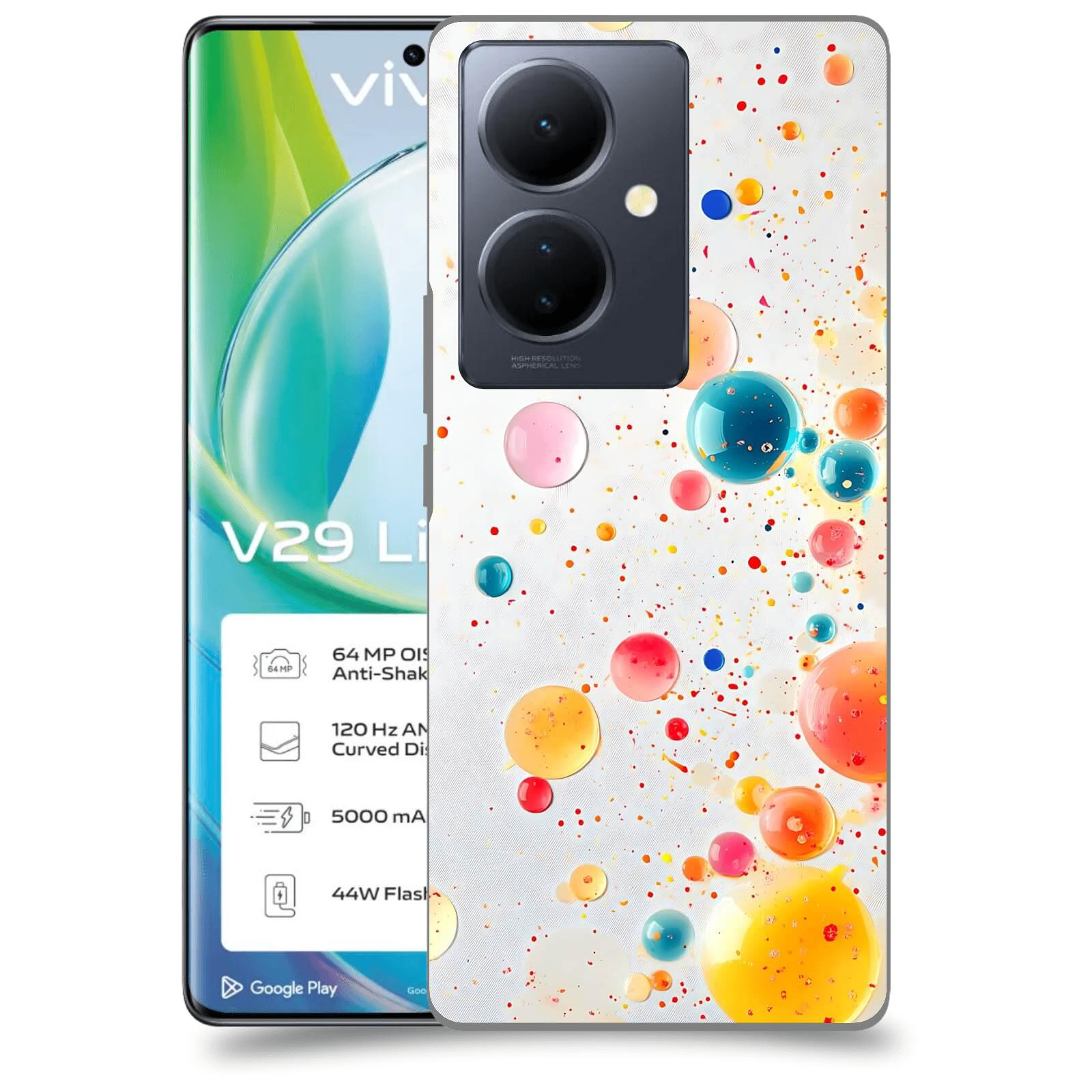ACOVER Kryt na mobil VIVO V29 Lite 5G - Barevný výbuch