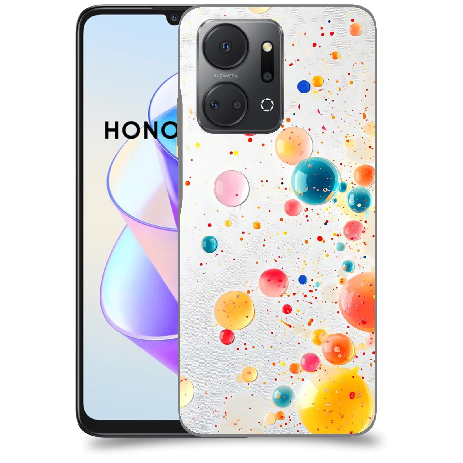 ACOVER Kryt na mobil HONOR X7a - Barevný výbuch