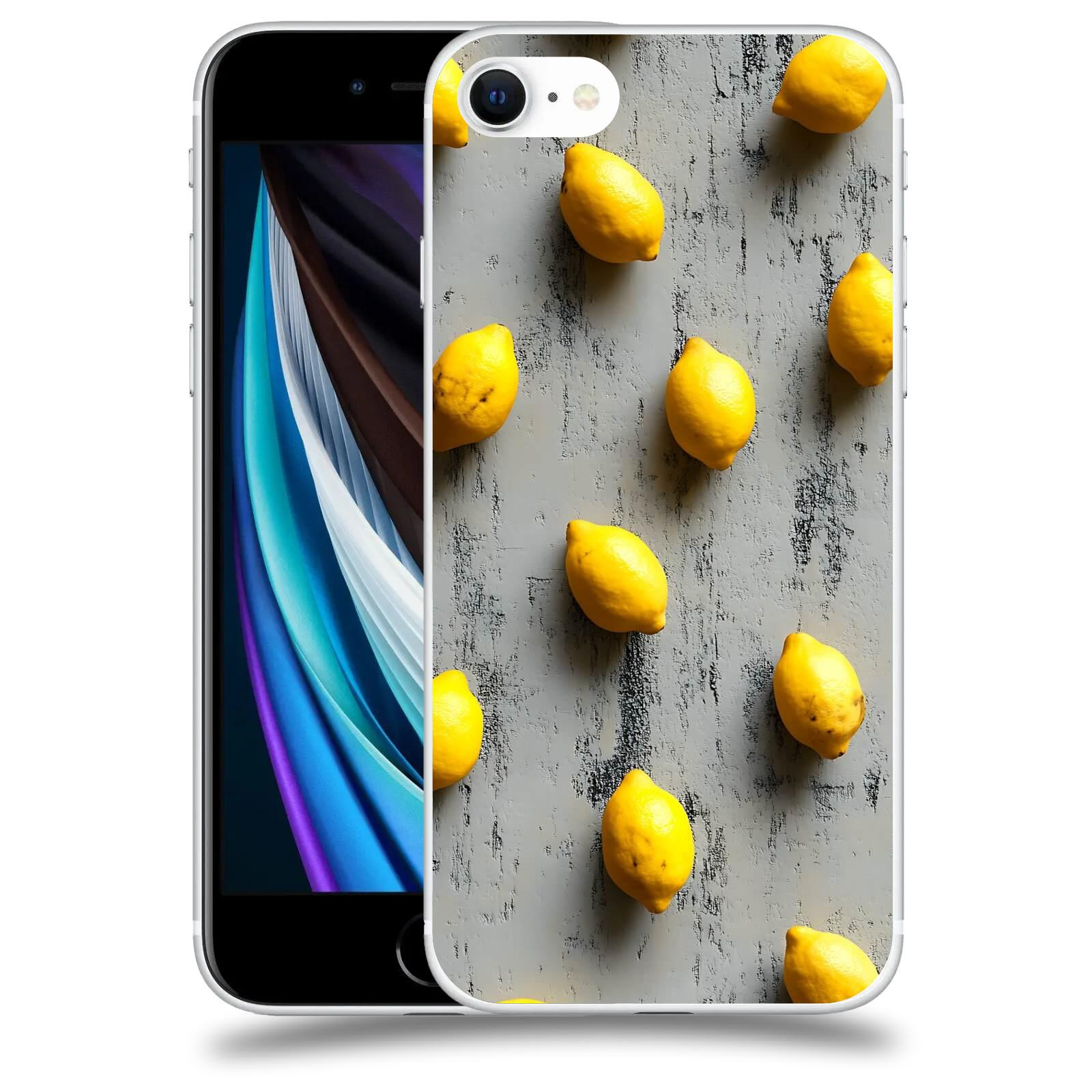 ACOVER Kryt na mobil Apple iPhone SE 2020 - Citrusová harmonie