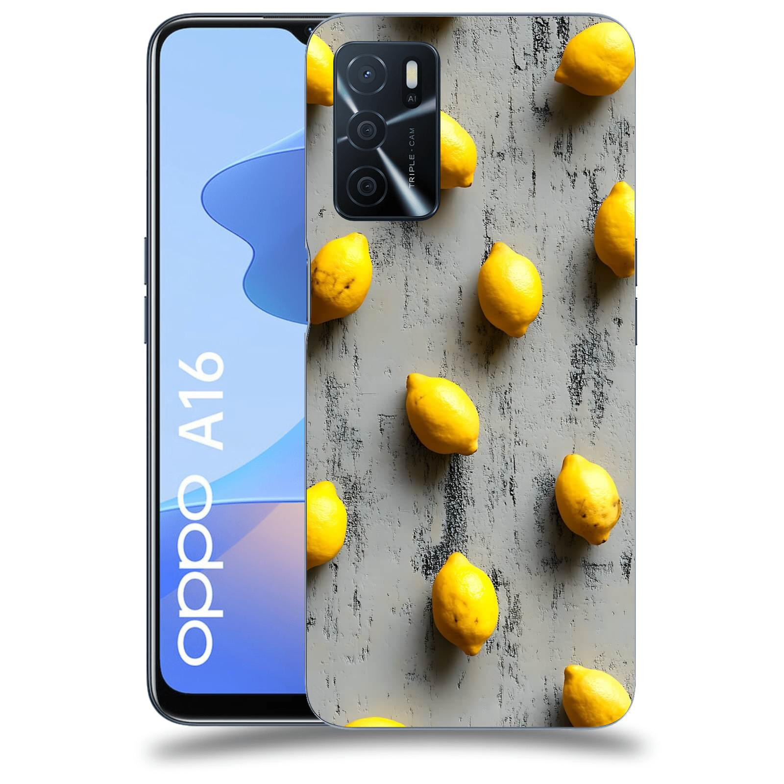 ACOVER Kryt na mobil OPPO A16 - Citrusová harmonie