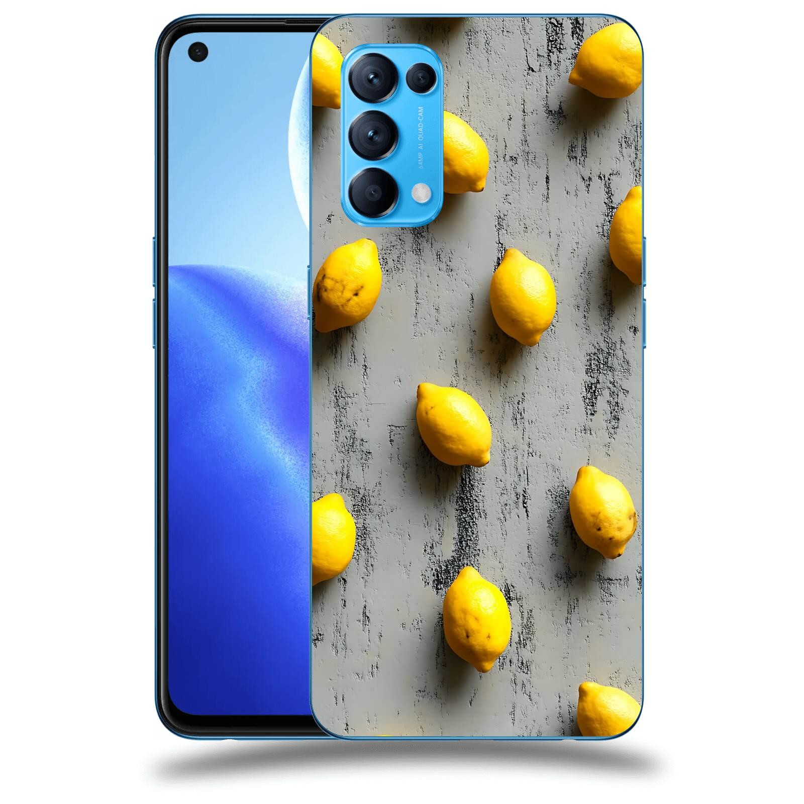 ACOVER Kryt na mobil OPPO Reno 5 5G - Citrusová harmonie