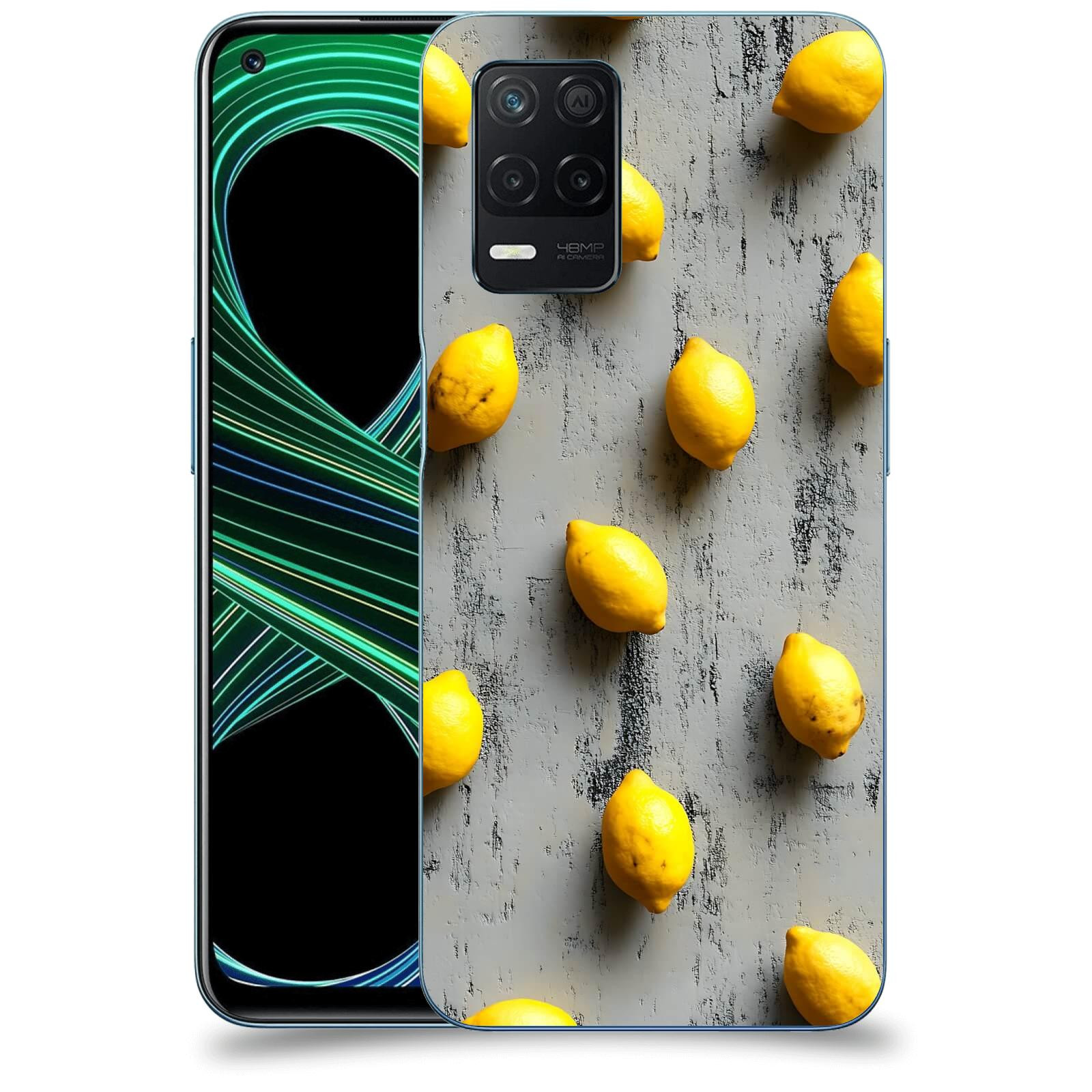 ACOVER Kryt na mobil Realme 8 5G - Citrusová harmonie