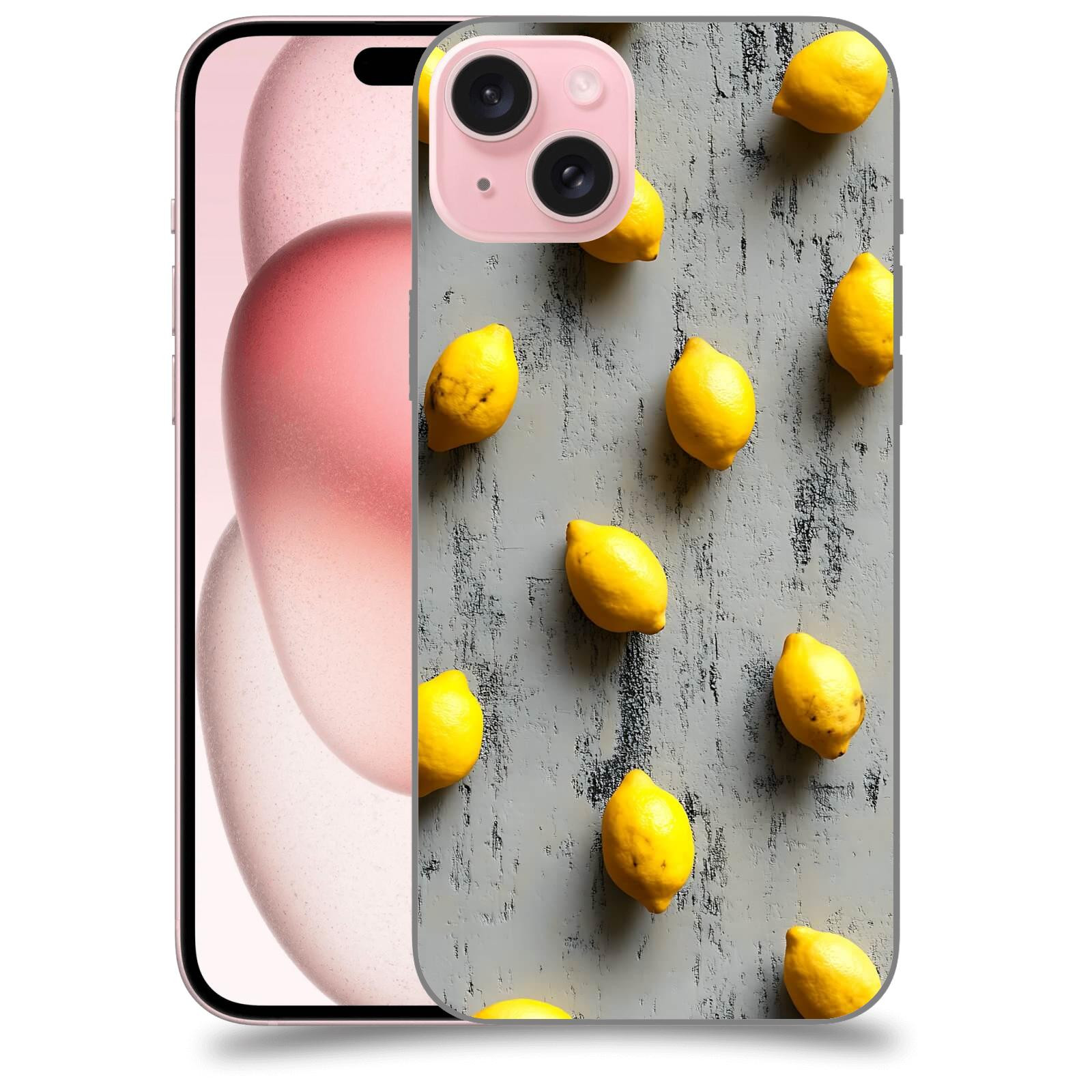 ACOVER Kryt na mobil Apple iPhone 15 plus - Citrusová harmonie