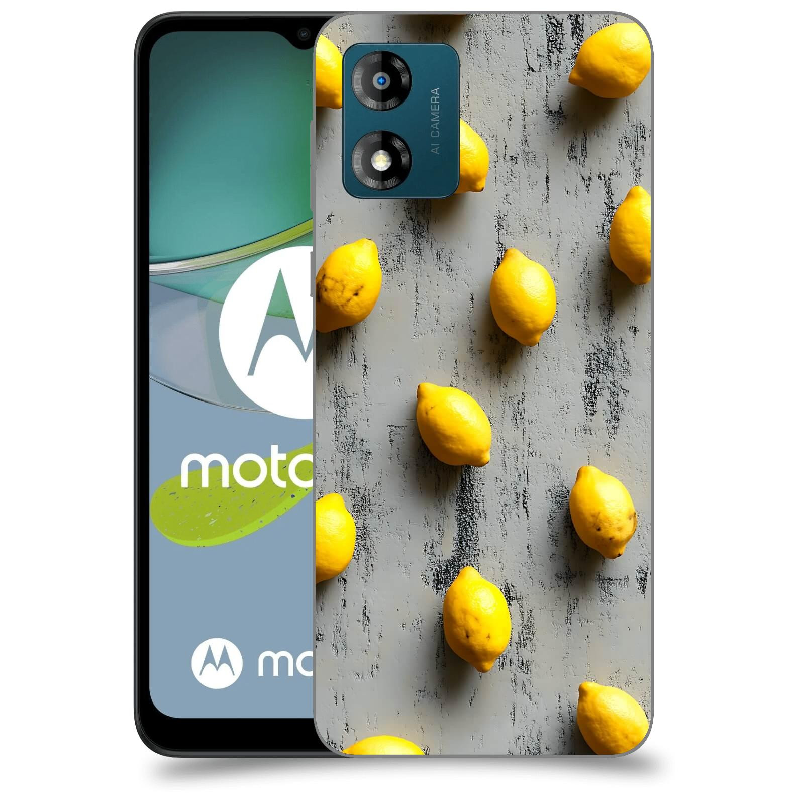 ACOVER Kryt na mobil Motorola Moto E13 - Citrusová harmonie