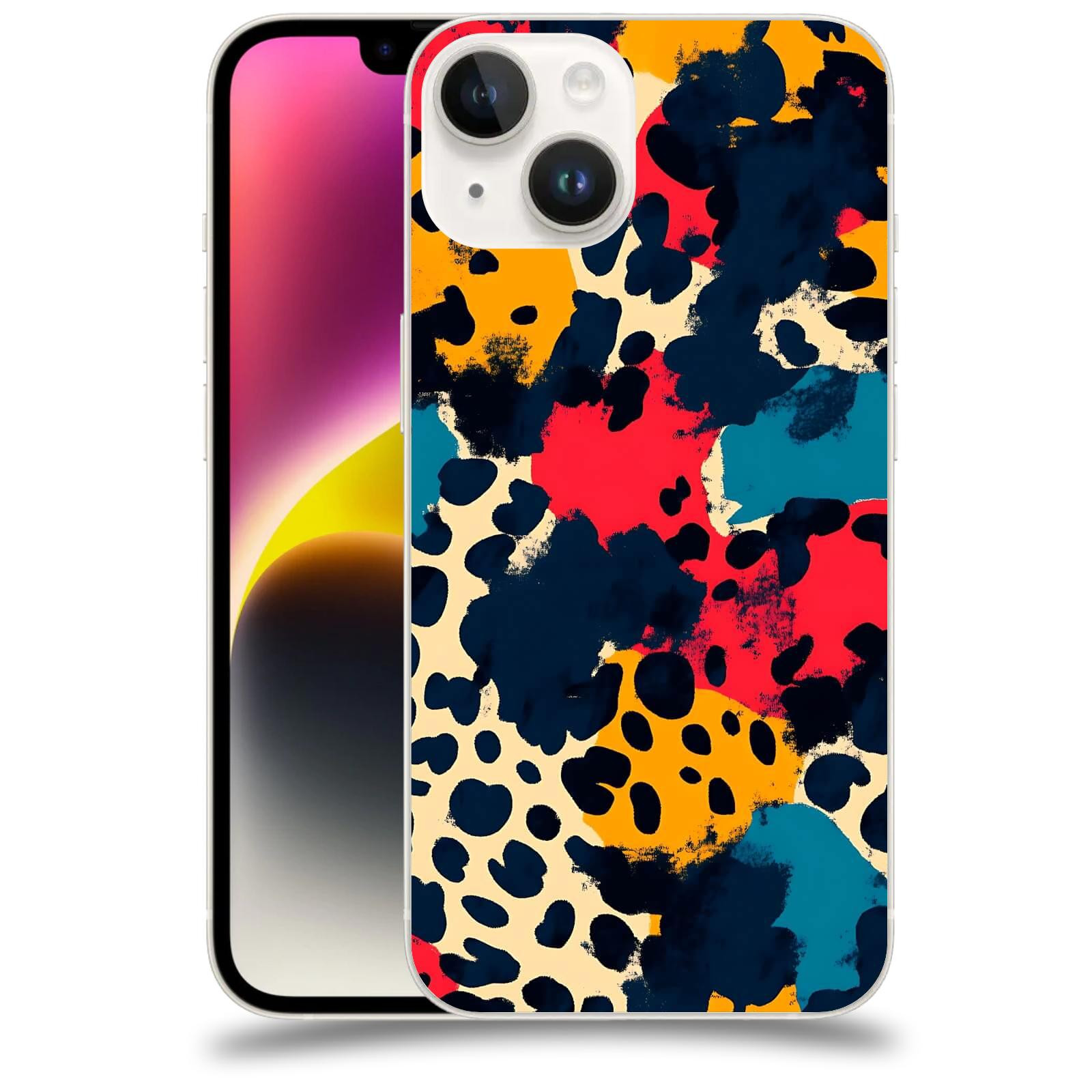 ACOVER Kryt na mobil Apple iPhone 14 - Divoká abstrakce