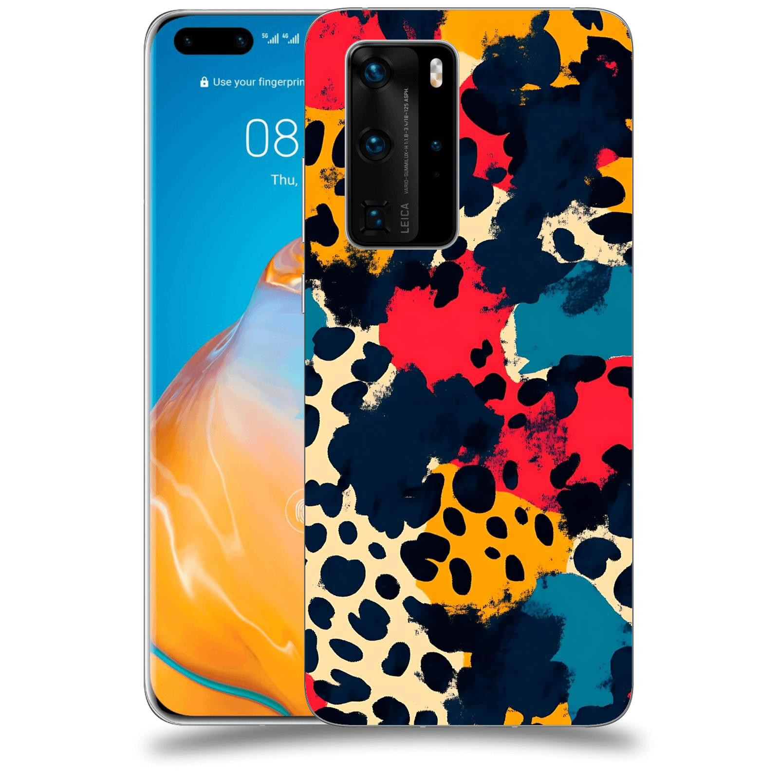 ACOVER Kryt na mobil Huawei P40 - Divoká abstrakce