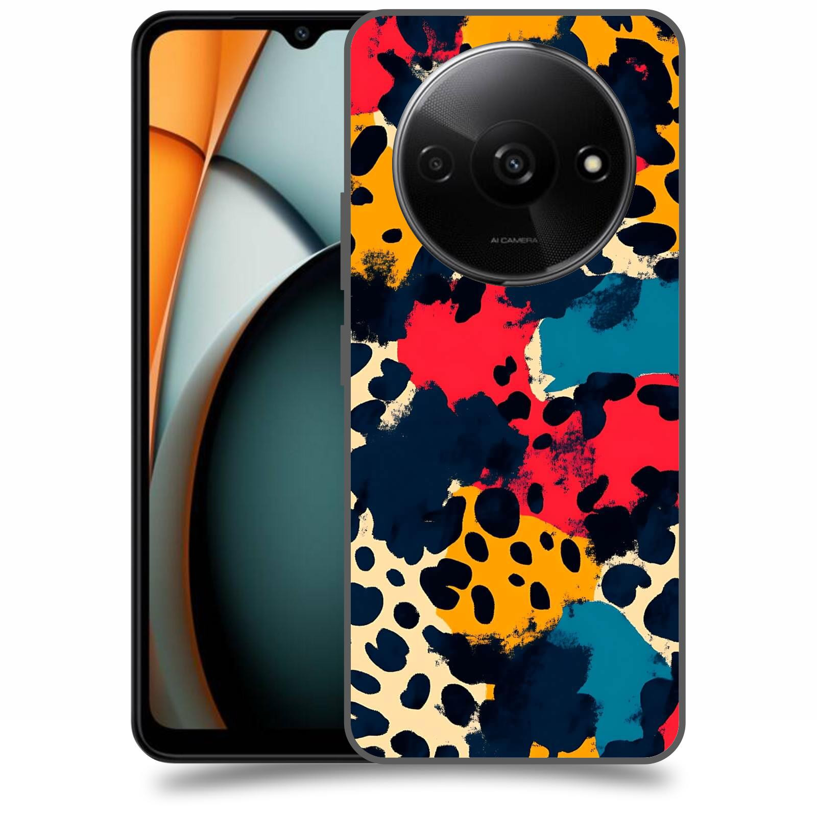 ACOVER Kryt na mobil Xiaomi Redmi A3 - Divoká abstrakce