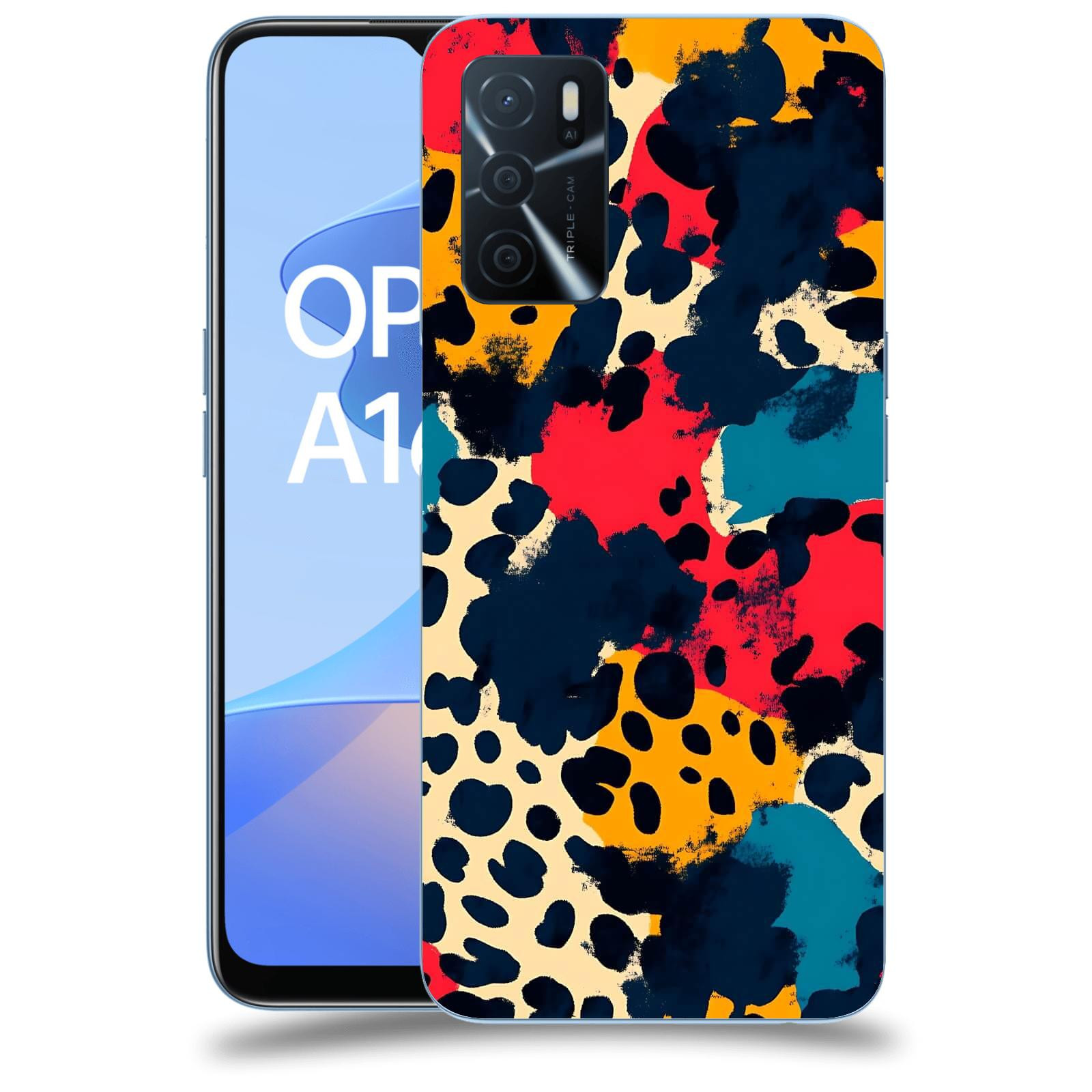 ACOVER Kryt na mobil OPPO A16s - Divoká abstrakce