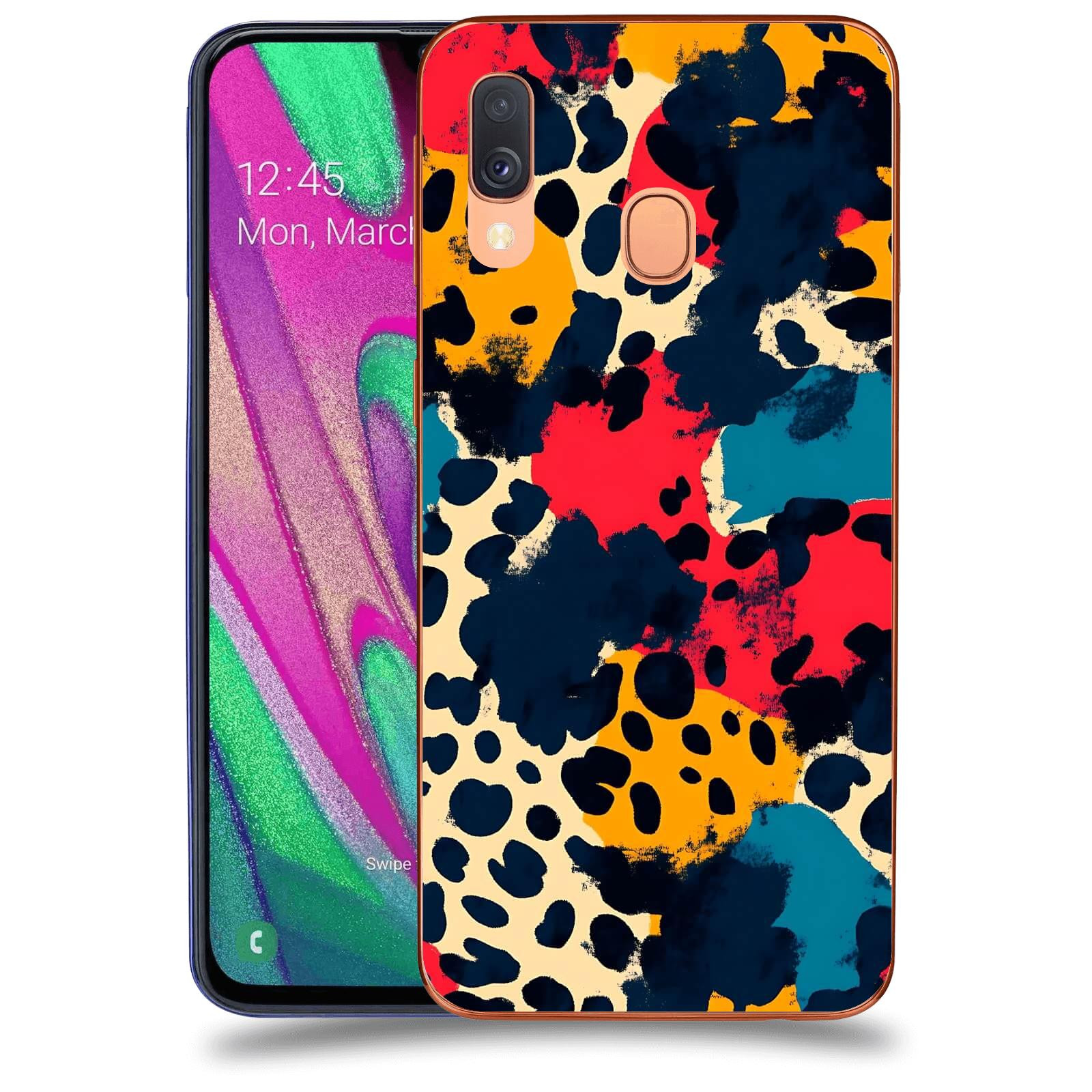 ACOVER Kryt na mobil Samsung Galaxy A40 A405F - Divoká abstrakce