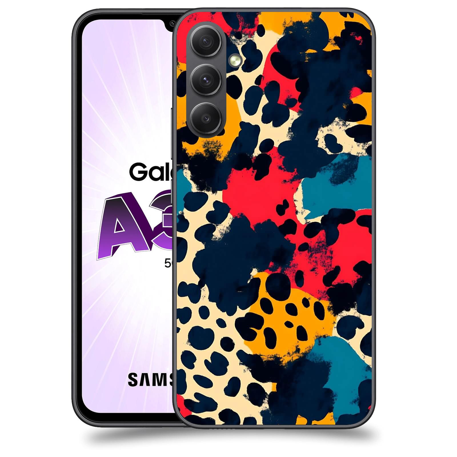 ACOVER Kryt na mobil Samsung Galaxy A34 - Divoká abstrakce