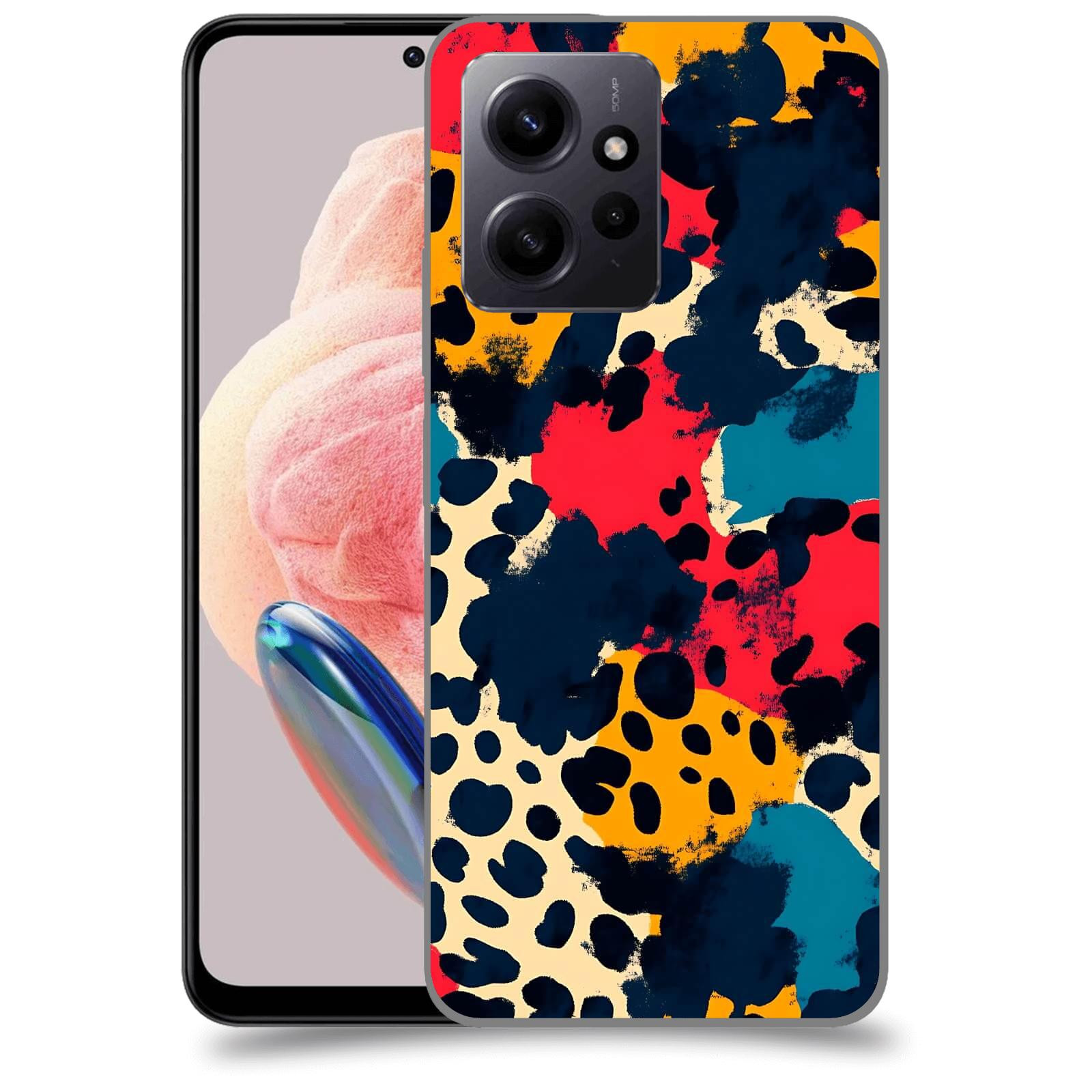 ACOVER Kryt na mobil Xiaomi Redmi Note 12 4G - Divoká abstrakce