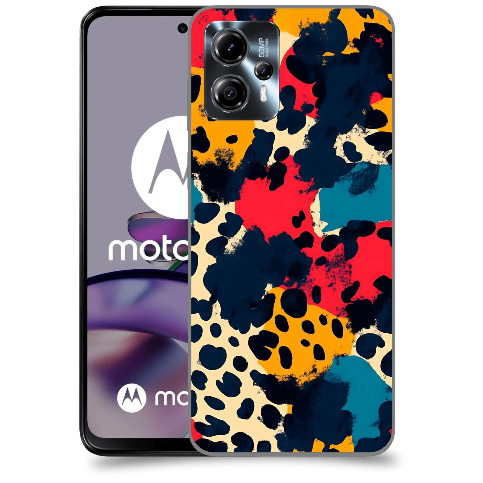 ACOVER Kryt na mobil Motorola Moto G13 - Divoká abstrakce