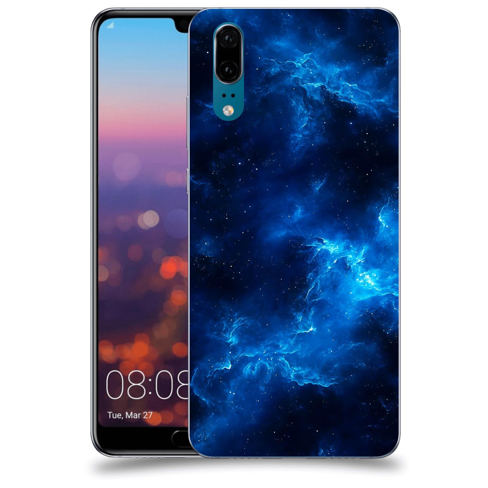 ACOVER Kryt na mobil Huawei P20 - Elektrická mlhovina