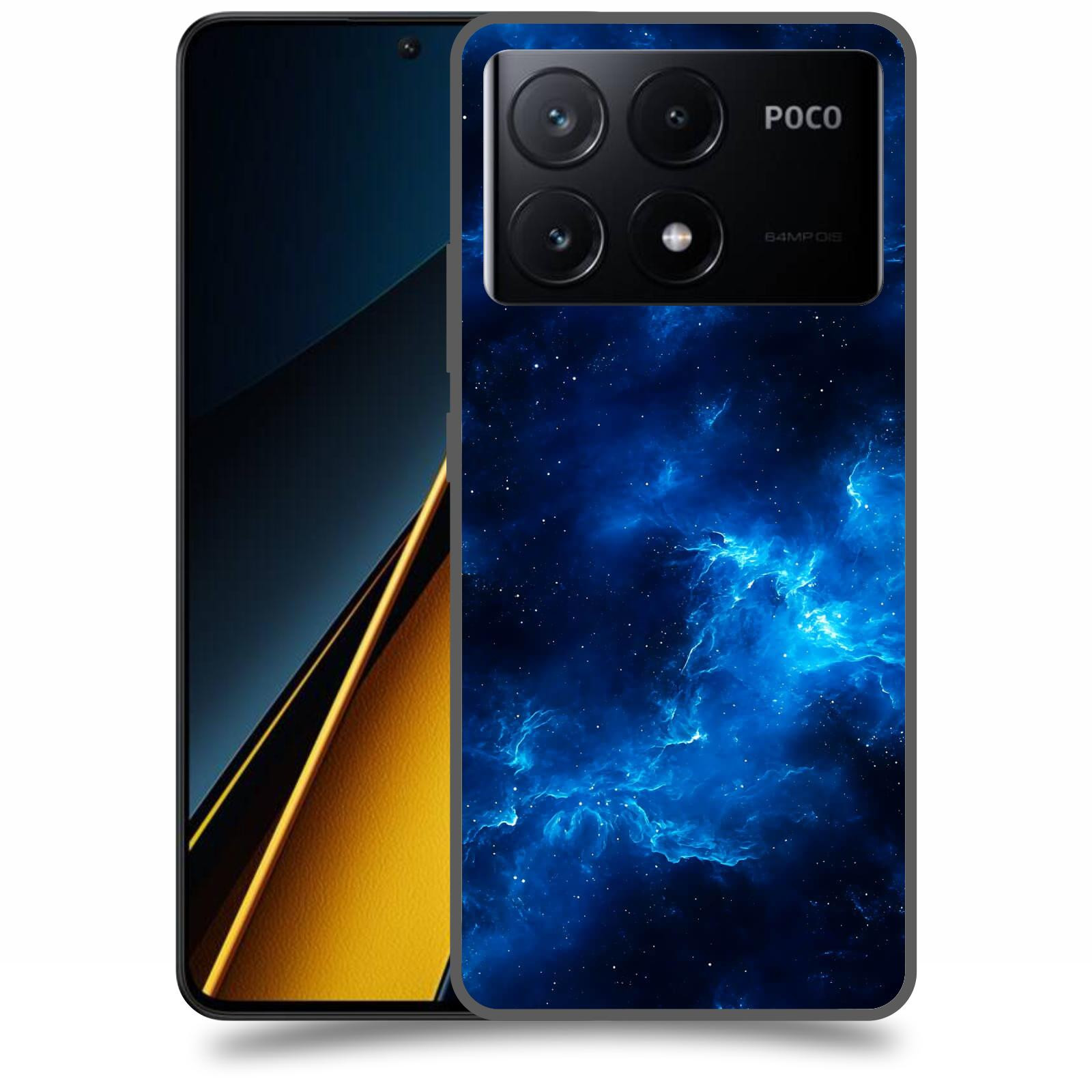 ACOVER Kryt na mobil Poco X6 Pro 5G - Elektrická mlhovina