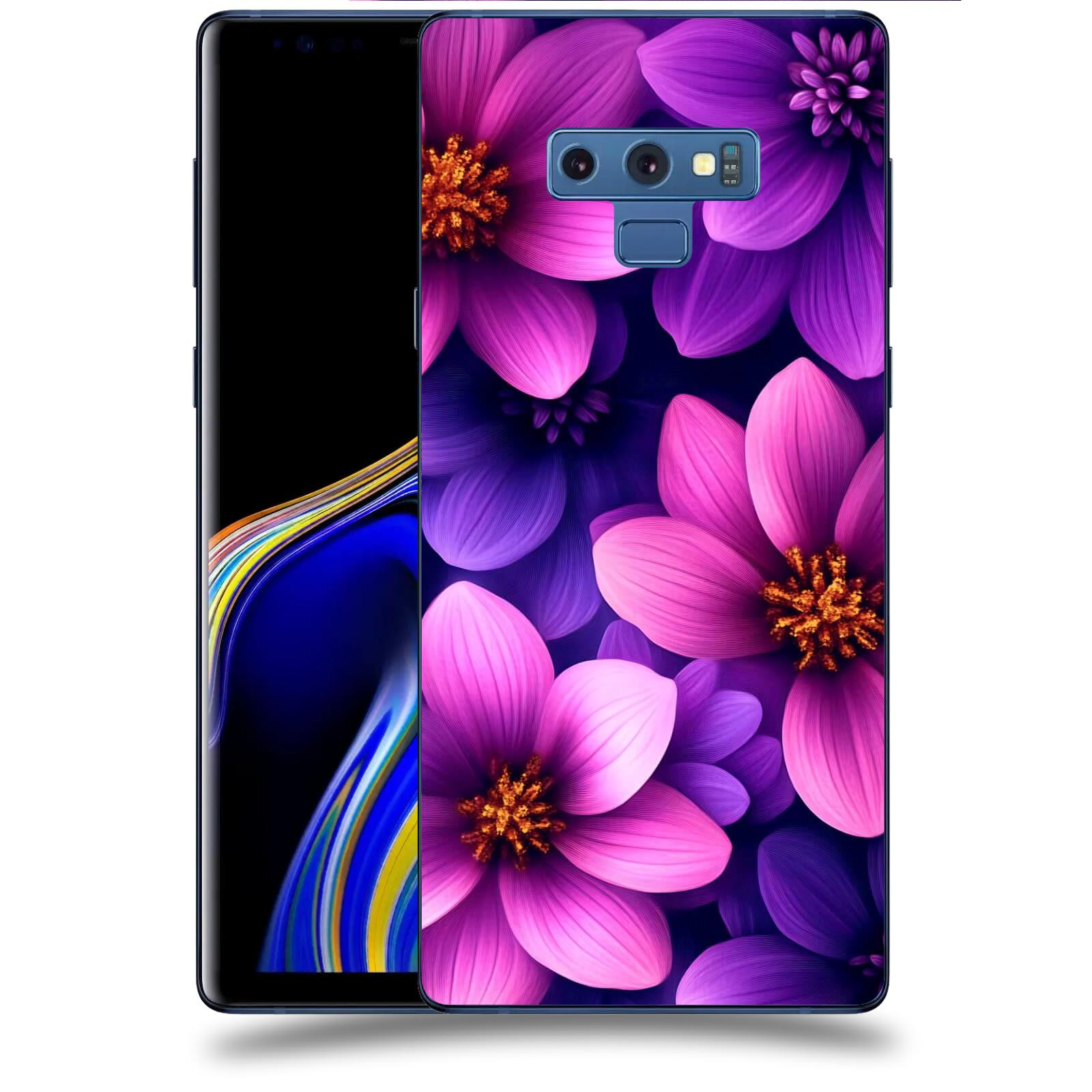 ACOVER Kryt na mobil Samsung Galaxy Note 9 N960F - Fialové květiny