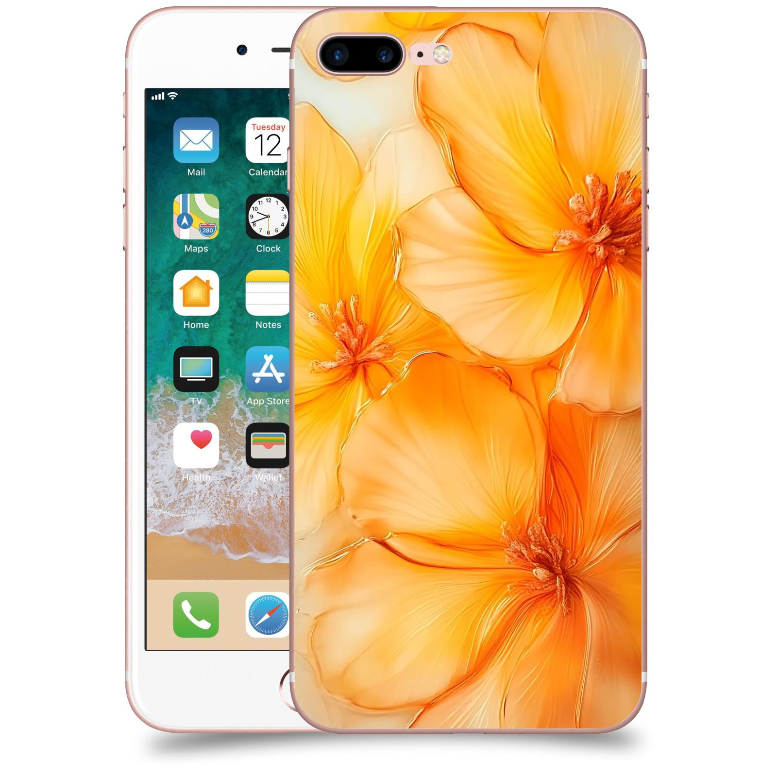 ACOVER Kryt na mobil Apple iPhone 7 Plus - Jantarová něžnost