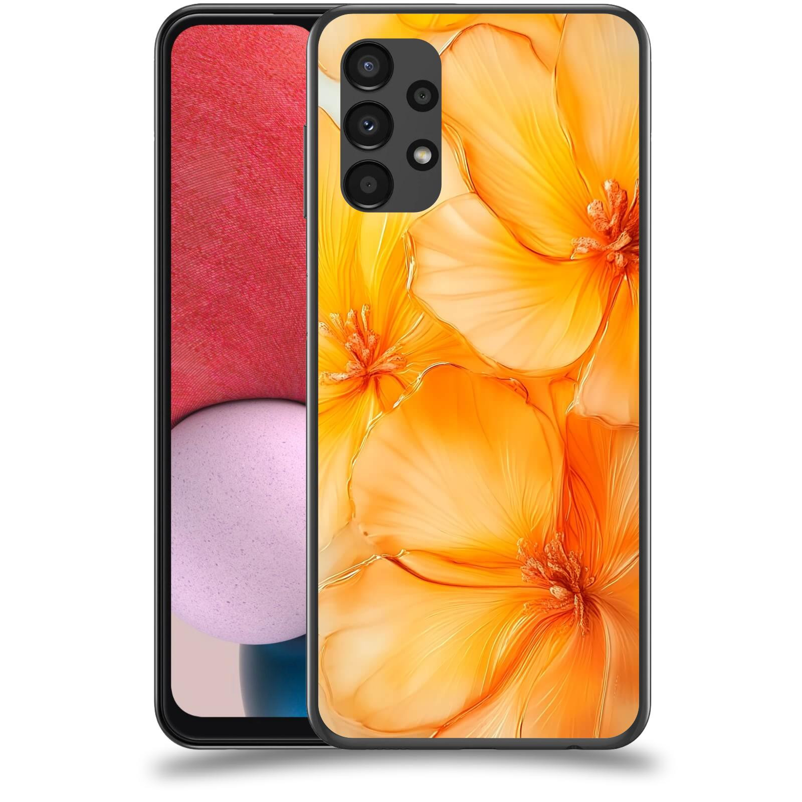 ACOVER Kryt na mobil Samsung Galaxy A13 4G A135 - Jantarová něžnost