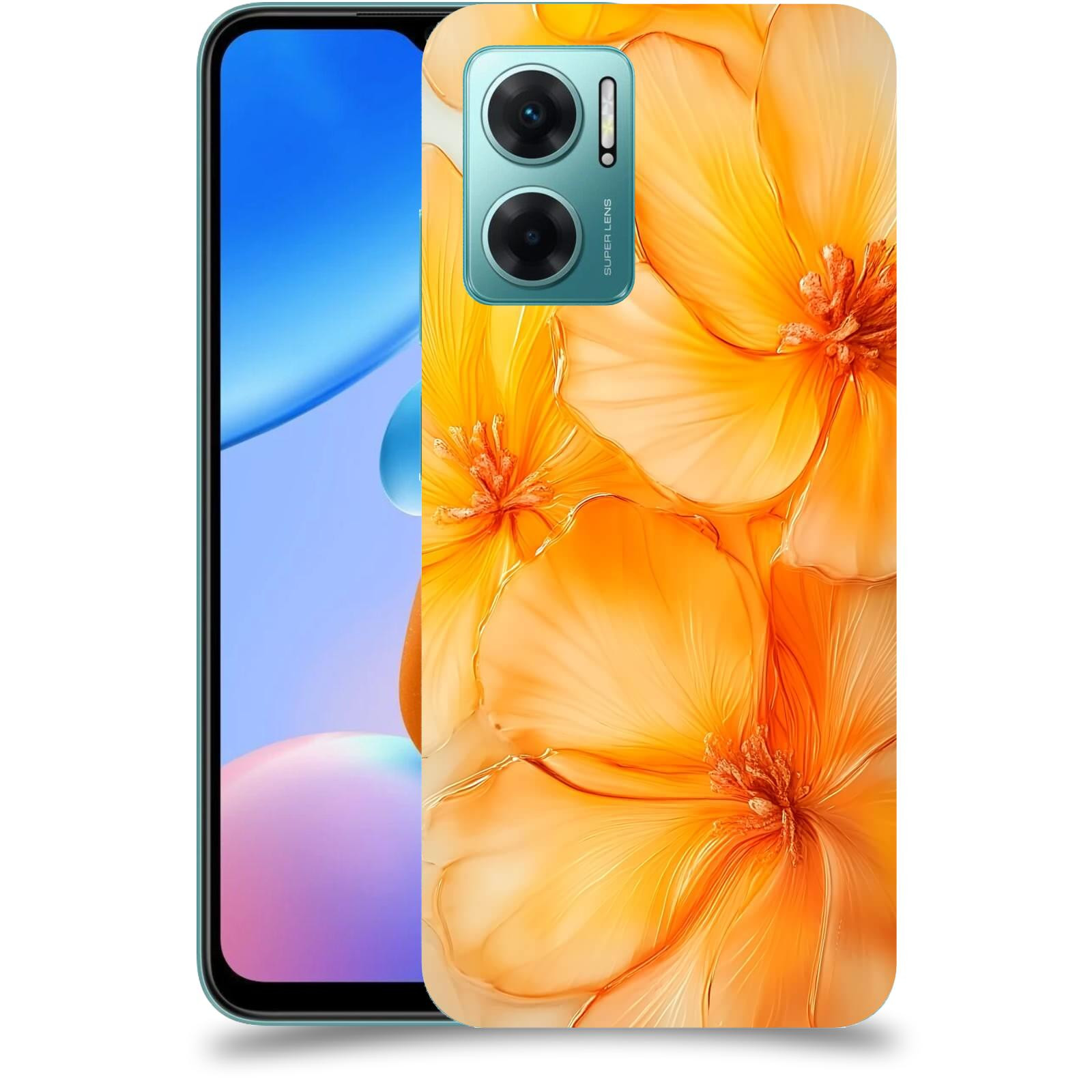 ACOVER Kryt na mobil Xiaomi Redmi 10 5G - Jantarová něžnost