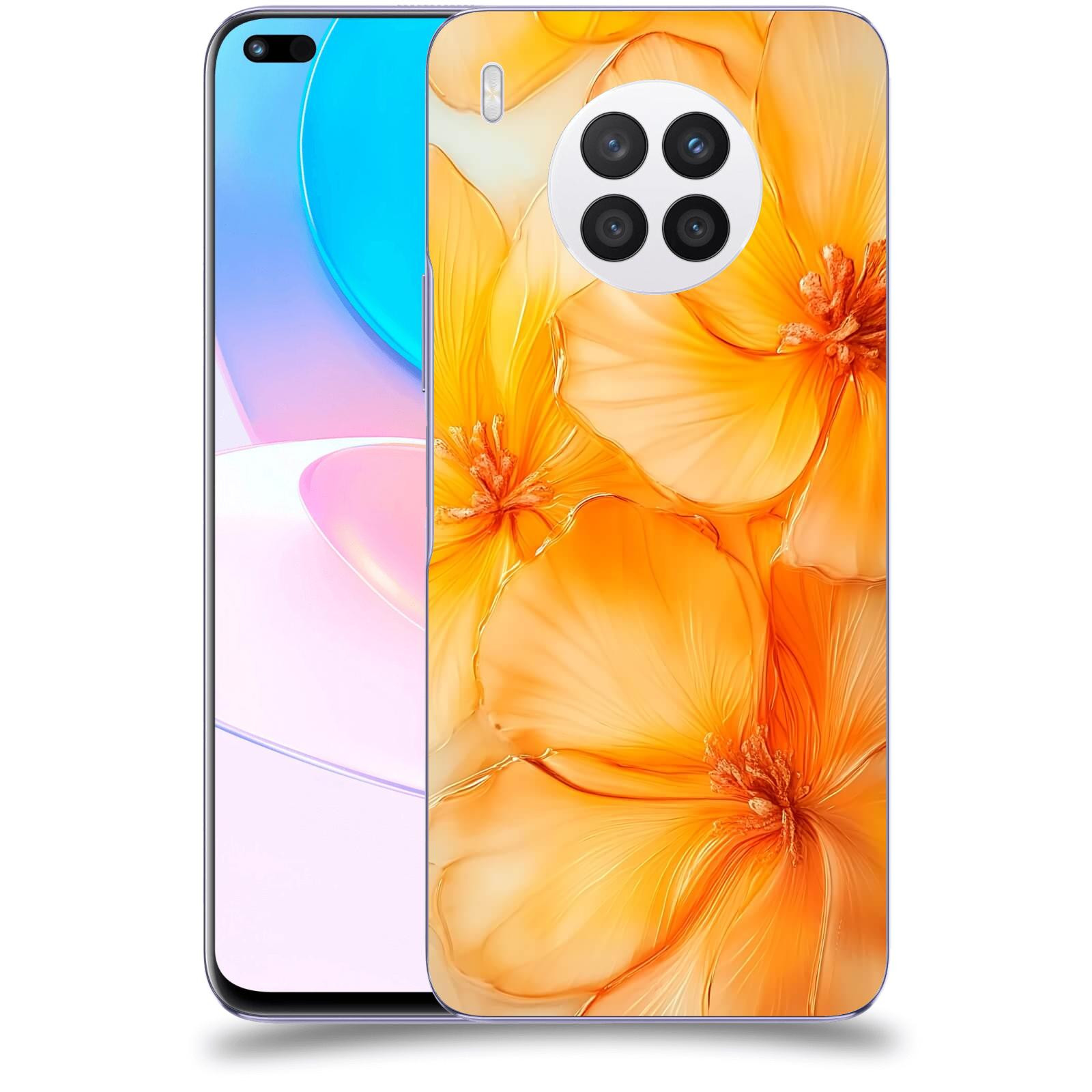 ACOVER Kryt na mobil Huawei Nova 8i - Jantarová něžnost