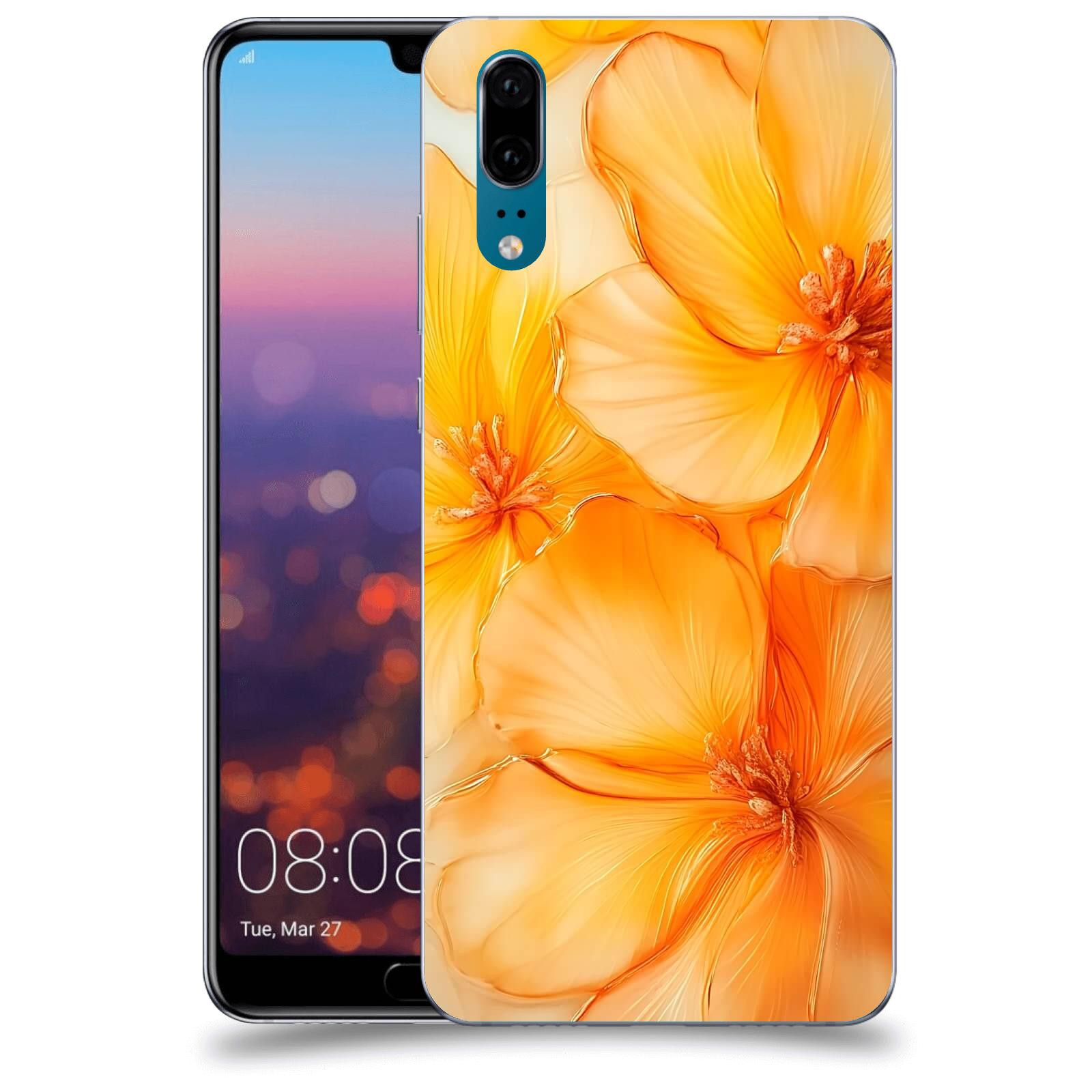 ACOVER Kryt na mobil Huawei P20 - Jantarová něžnost