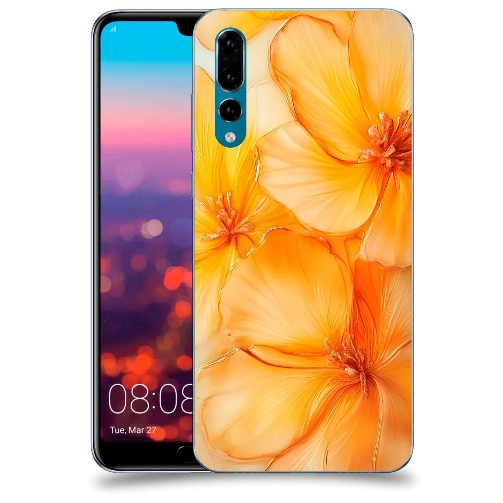 ACOVER Kryt na mobil Huawei P20 Pro - Jantarová něžnost