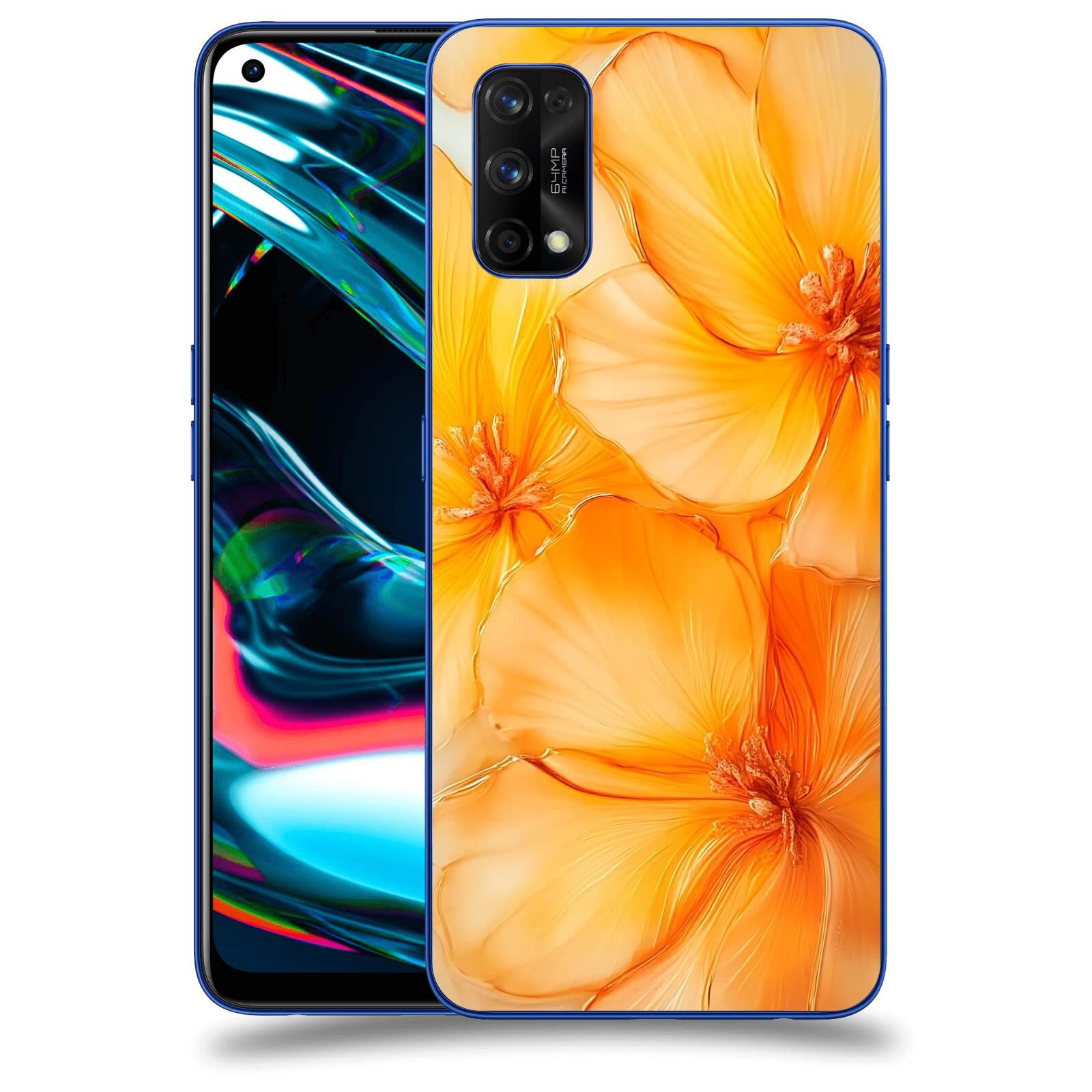 ACOVER Kryt na mobil Realme 7 Pro - Jantarová něžnost