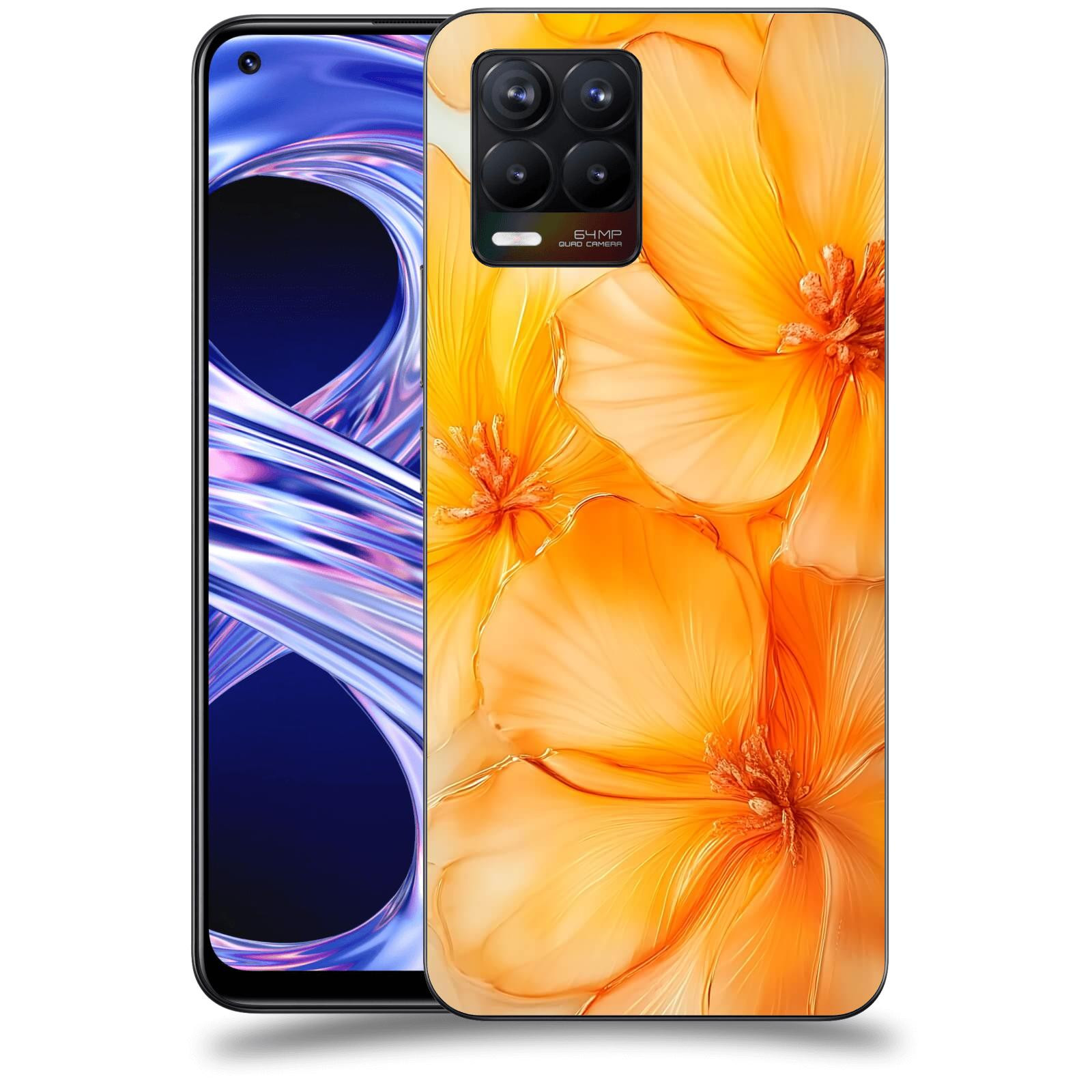 ACOVER Kryt na mobil Realme 8 - Jantarová něžnost